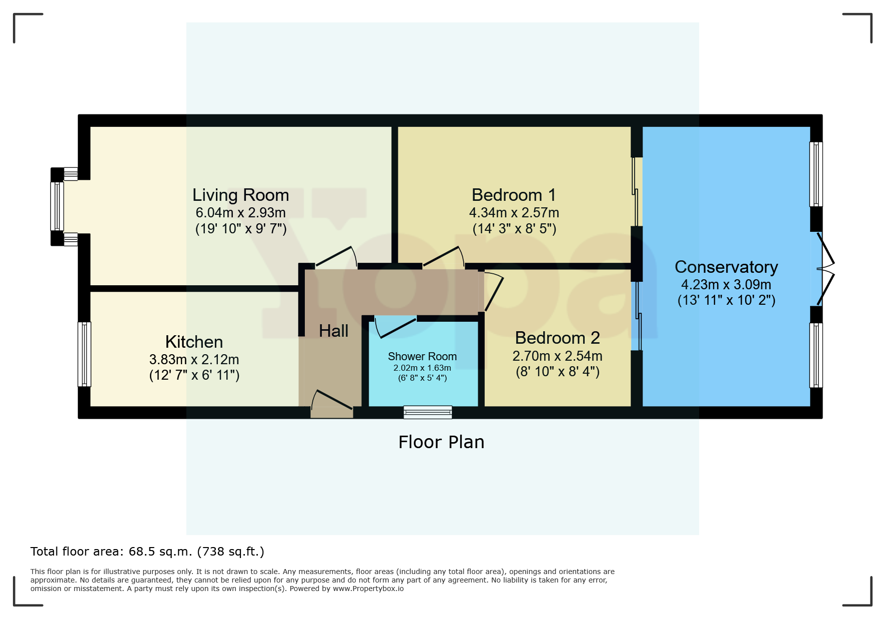 55, Oak Tree Road, Branton, Doncaster floorplan
