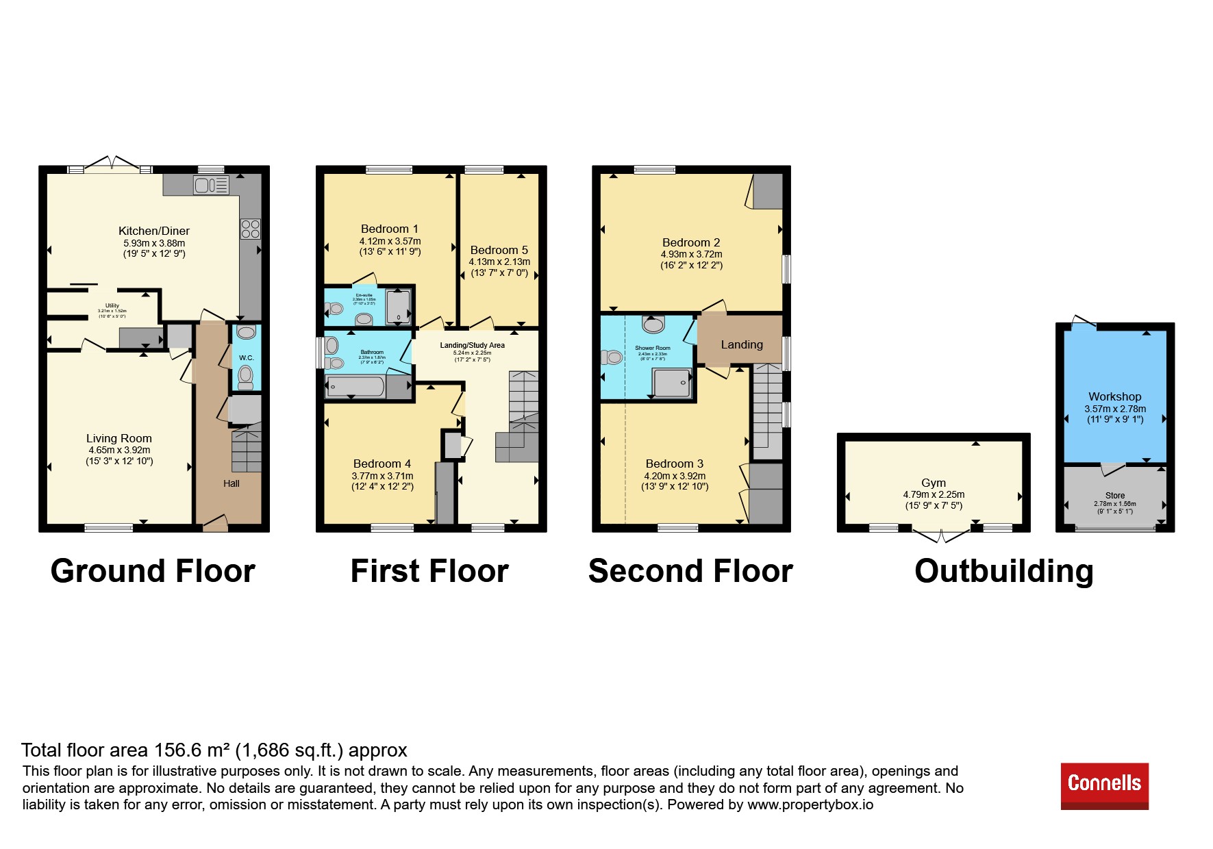 55, Rascals Close, Horsham floorplan
