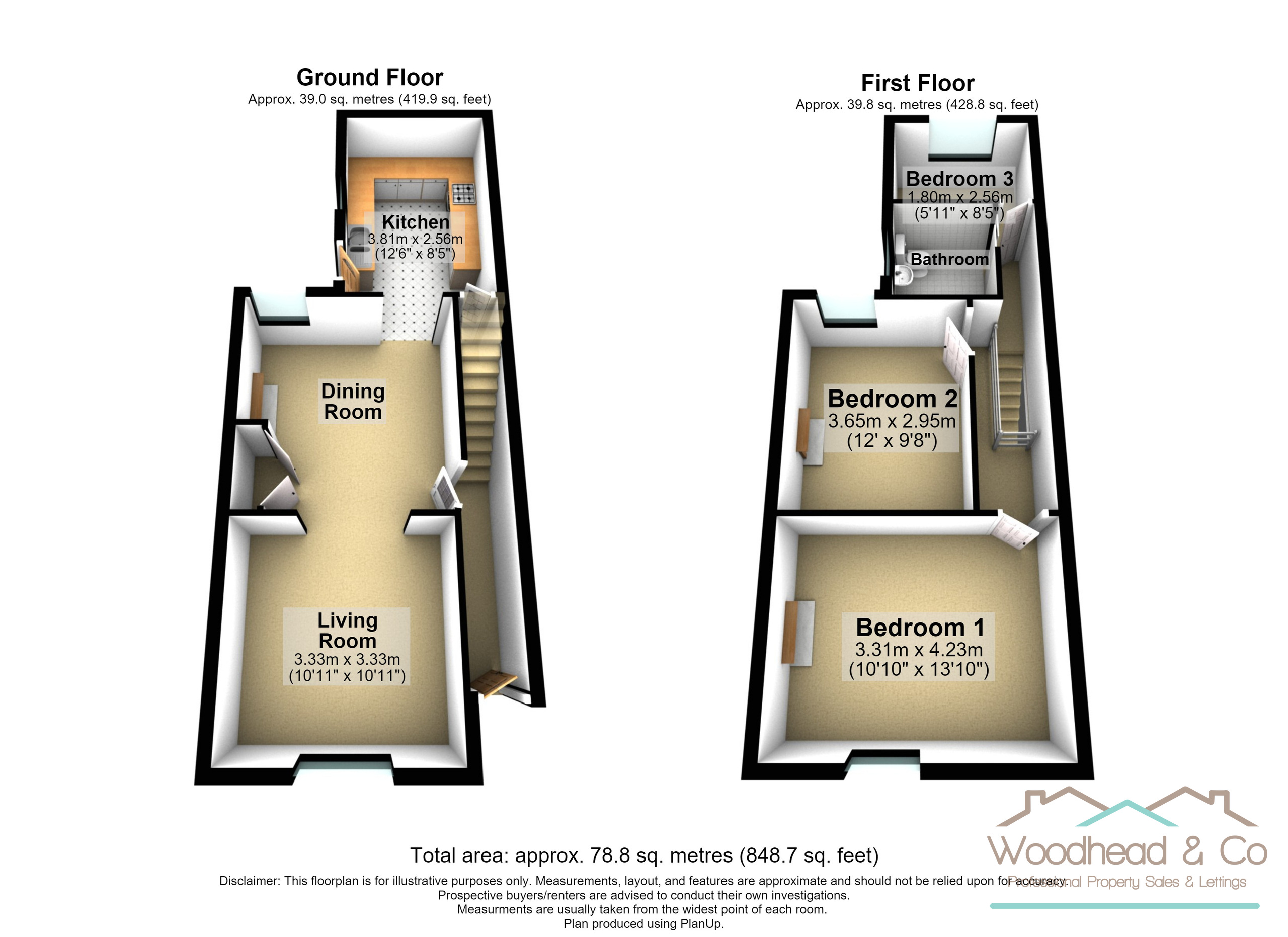 29 Bedale Road, Wellingborough floorplan