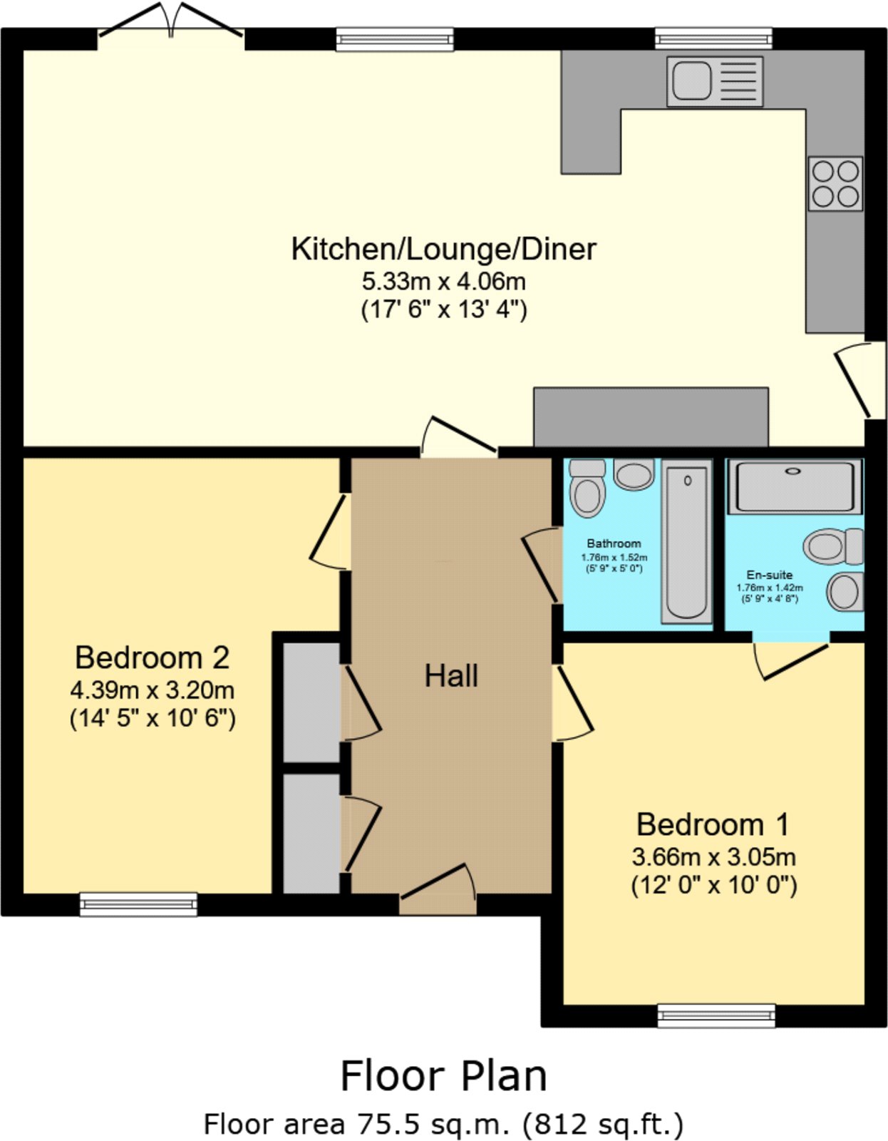 12, Pen Stour Lane, Bideford floorplan