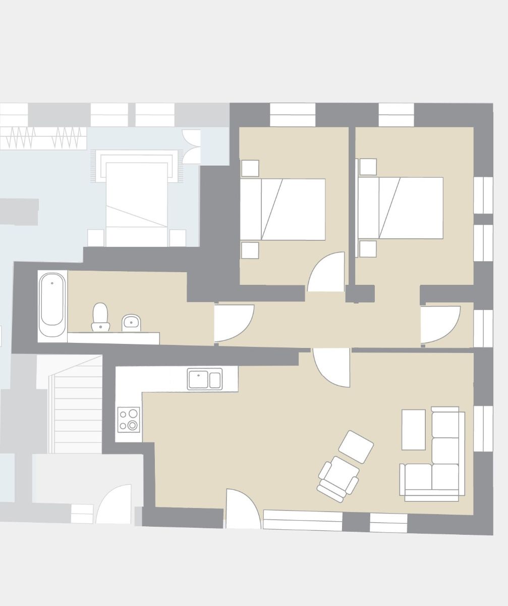 2 Mill Cottage Apartments, 2 Old Mill Lane, Sheffield floorplan