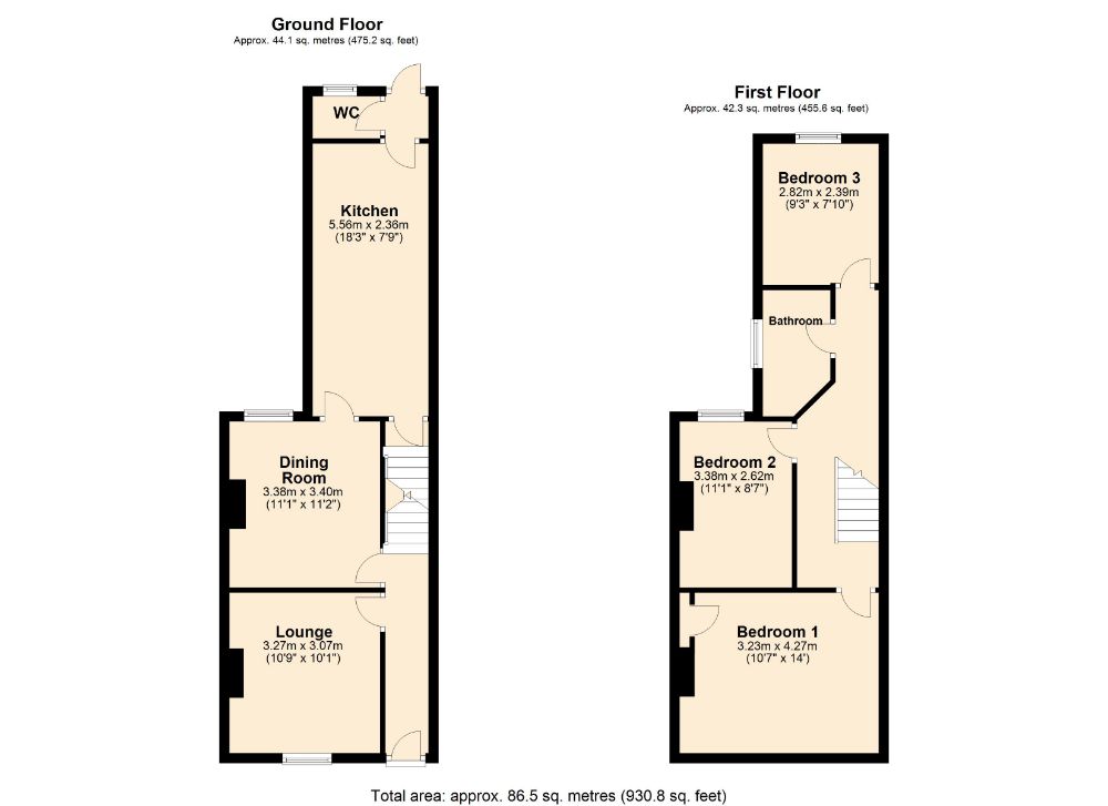 3 Bedrooms End terrace house for sale in Salisbury Street, Semilong, Northampton NN2
