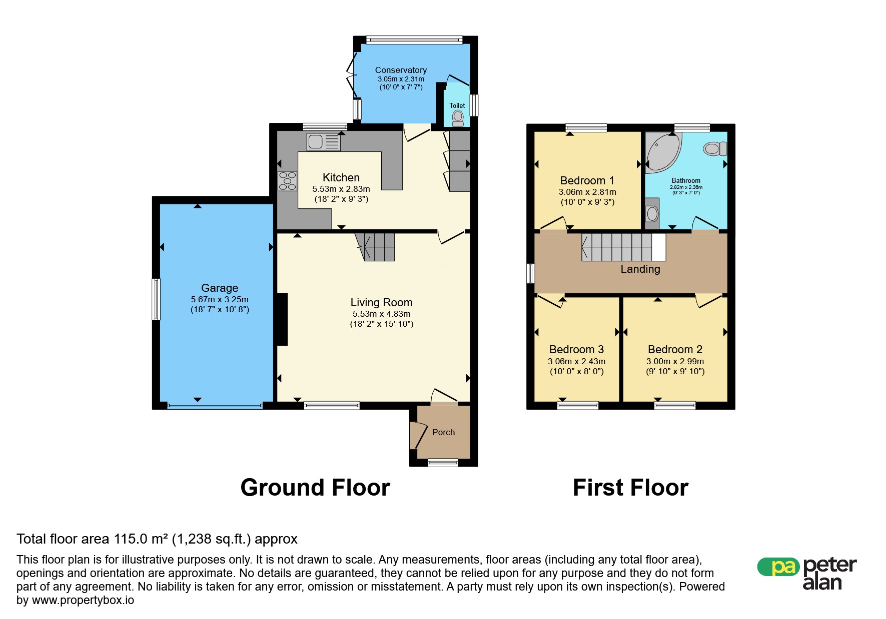 1a, Gradon Close, Barry floorplan
