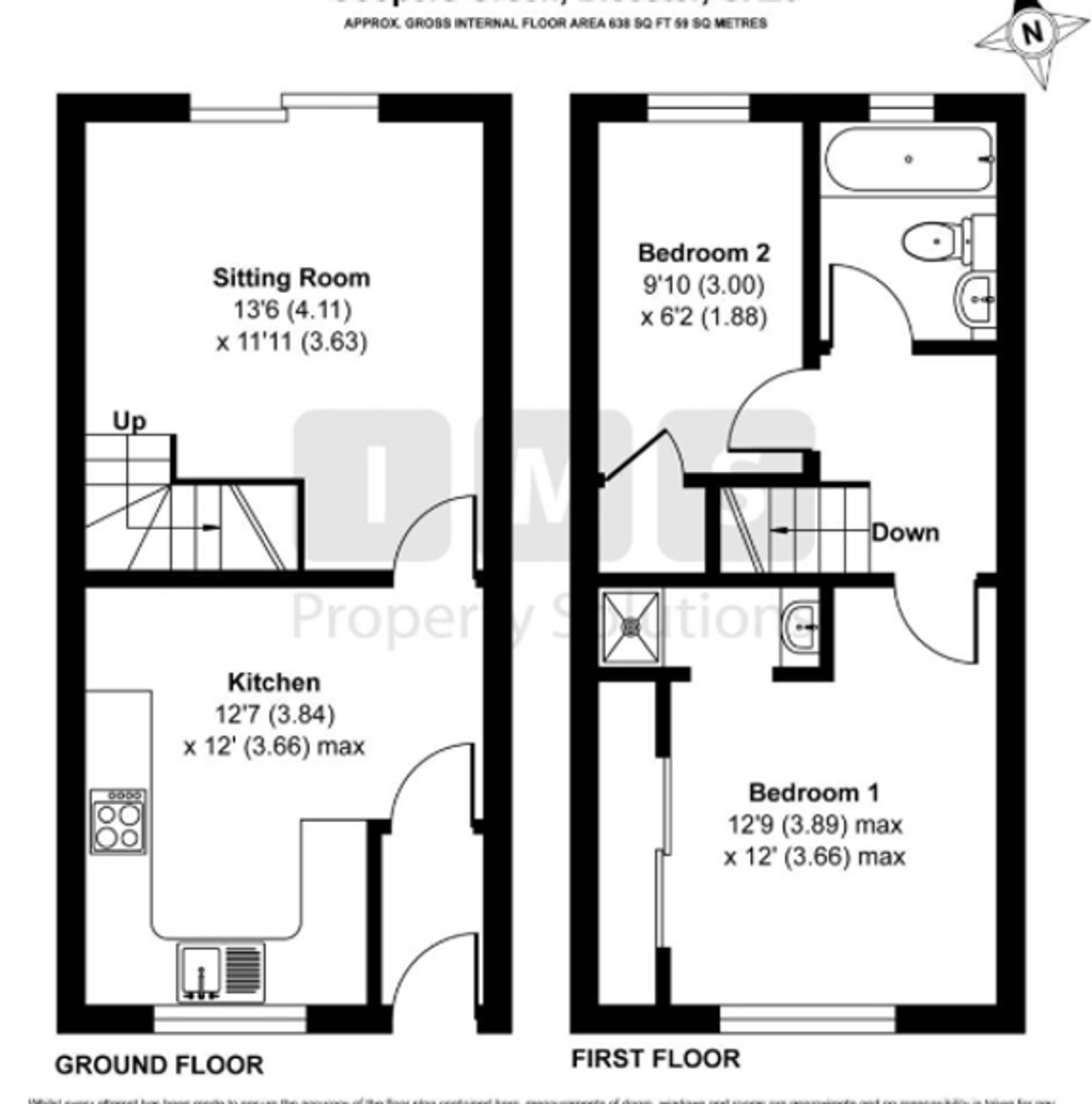 70 Coopers Green, Bicester floorplan