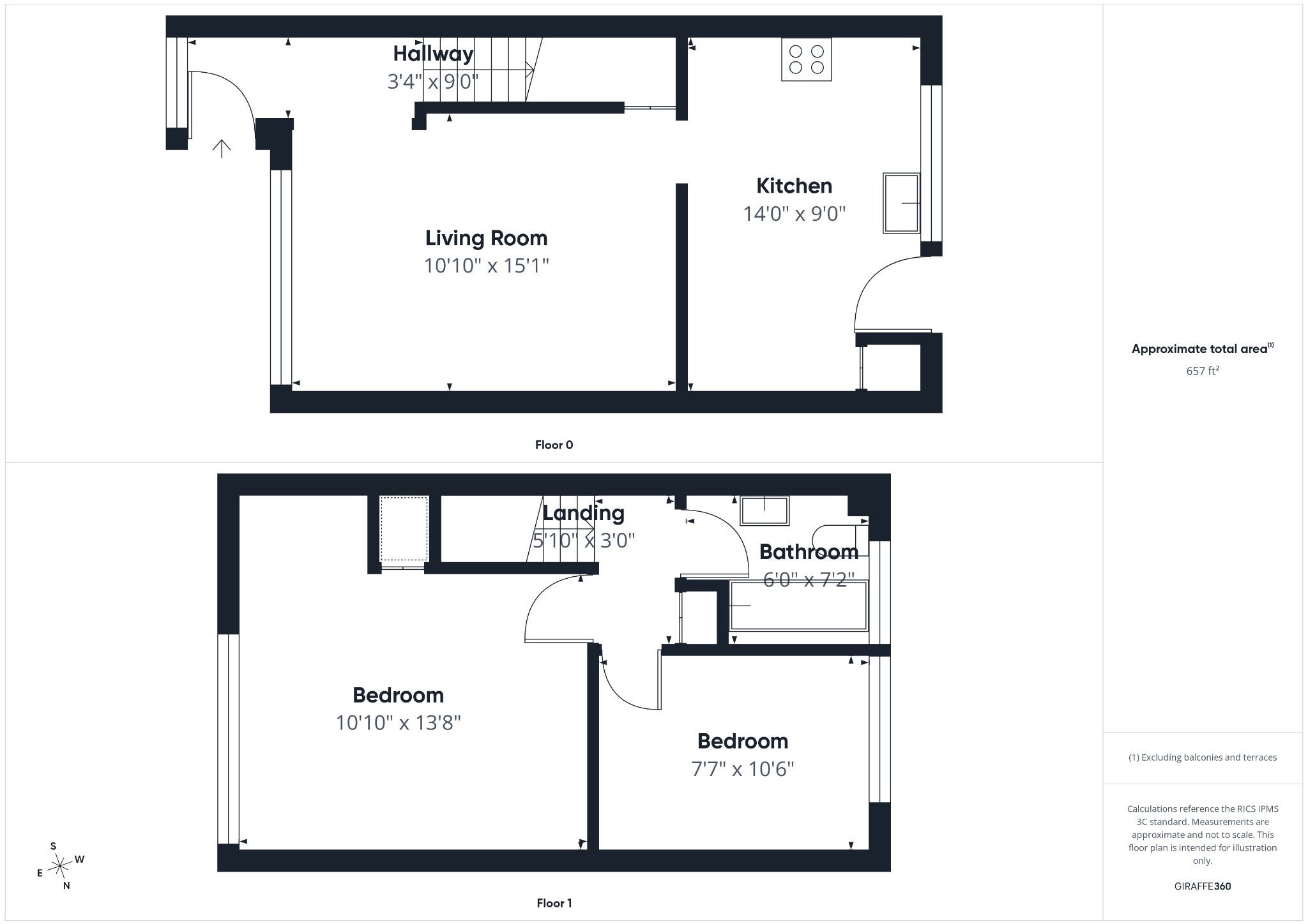 14 Bursdon Close, Sidcup, Kent floorplan
