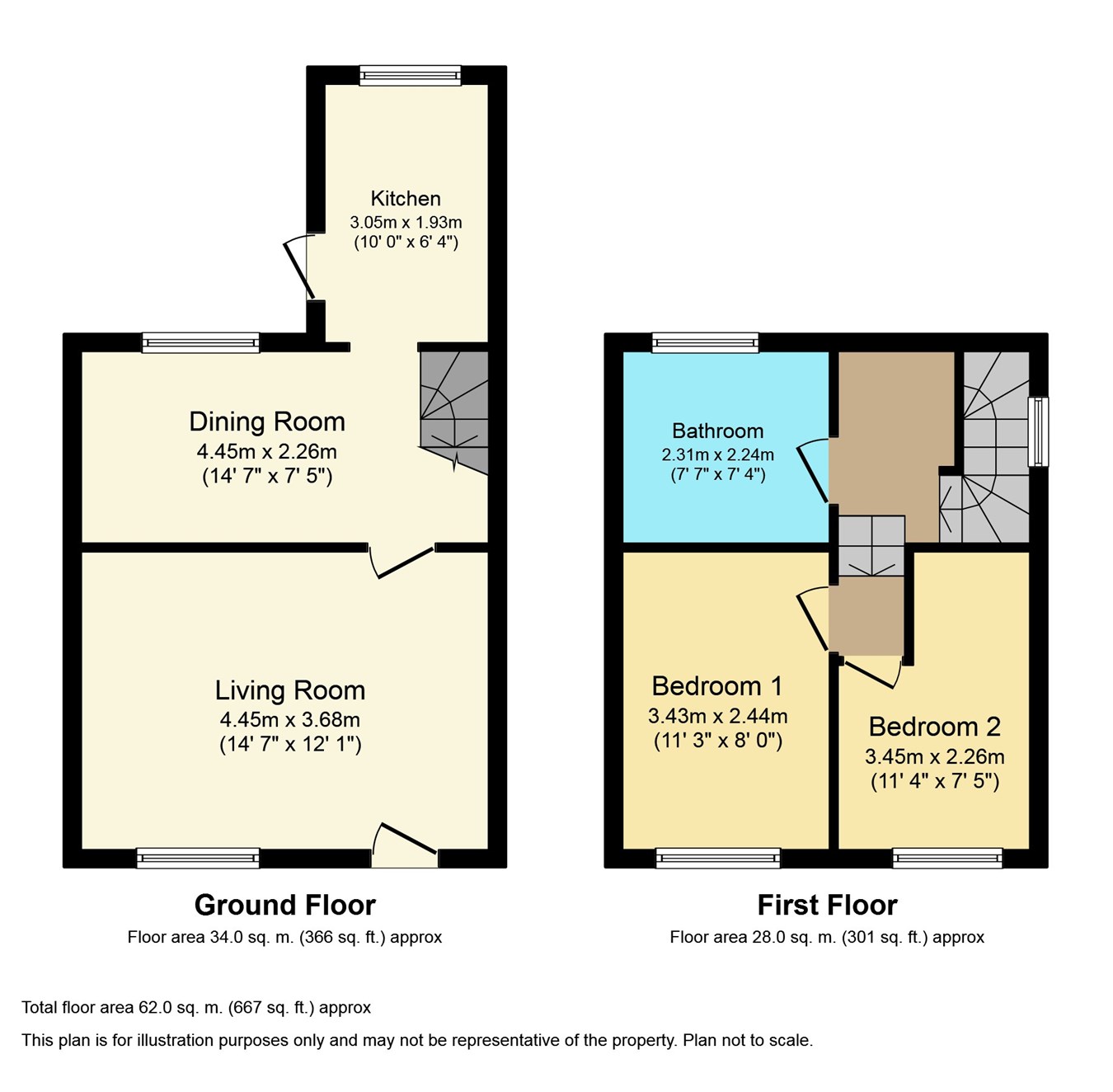 2 Bedrooms End terrace house for sale in Beaufort Hill, Beaufort, Ebbw Vale NP23