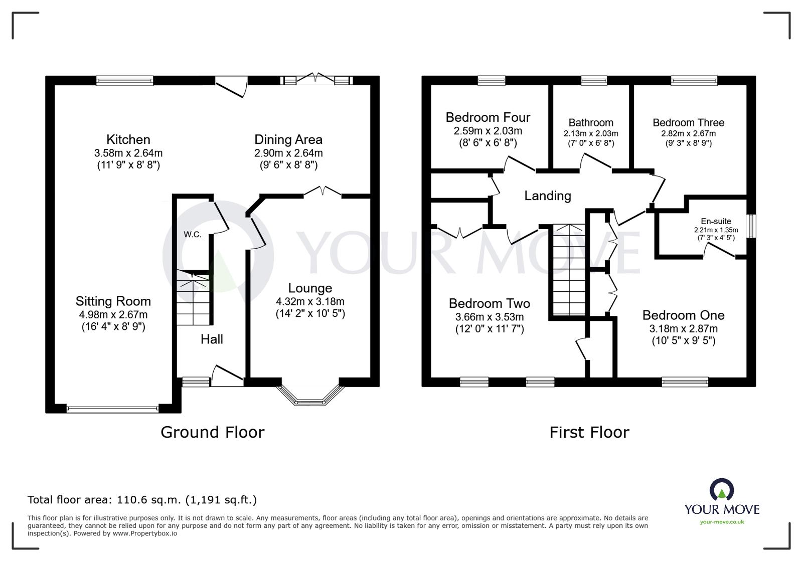 14, Castlewood Grove, Nottinghamshire floorplan