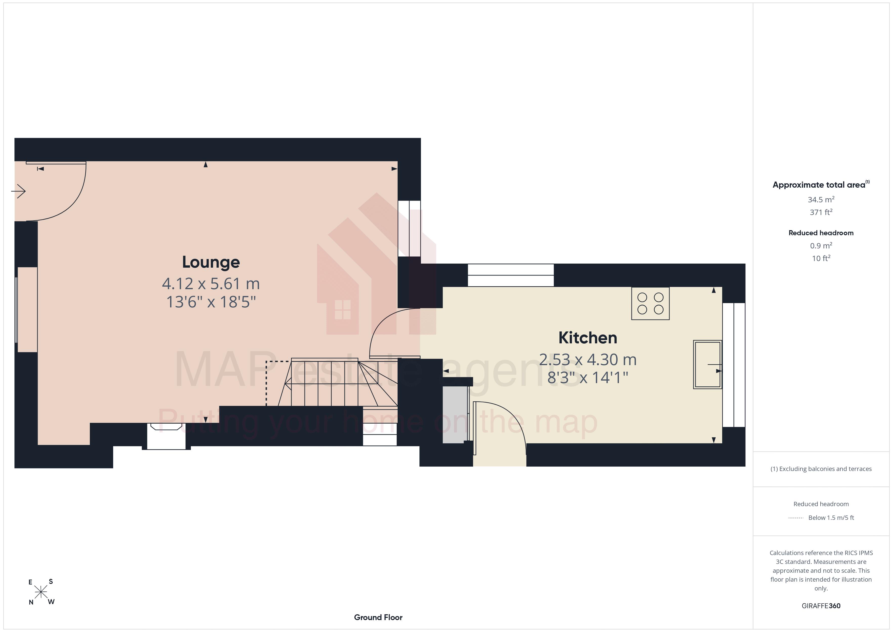 3, Higher Terrace, Truro floorplan