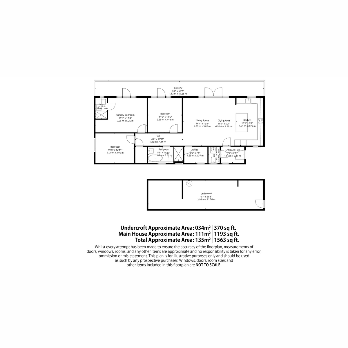 21b, North Leys, Ashbourne floorplan