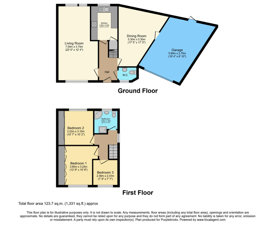 45, Lawn Avenue, West Drayton floorplan