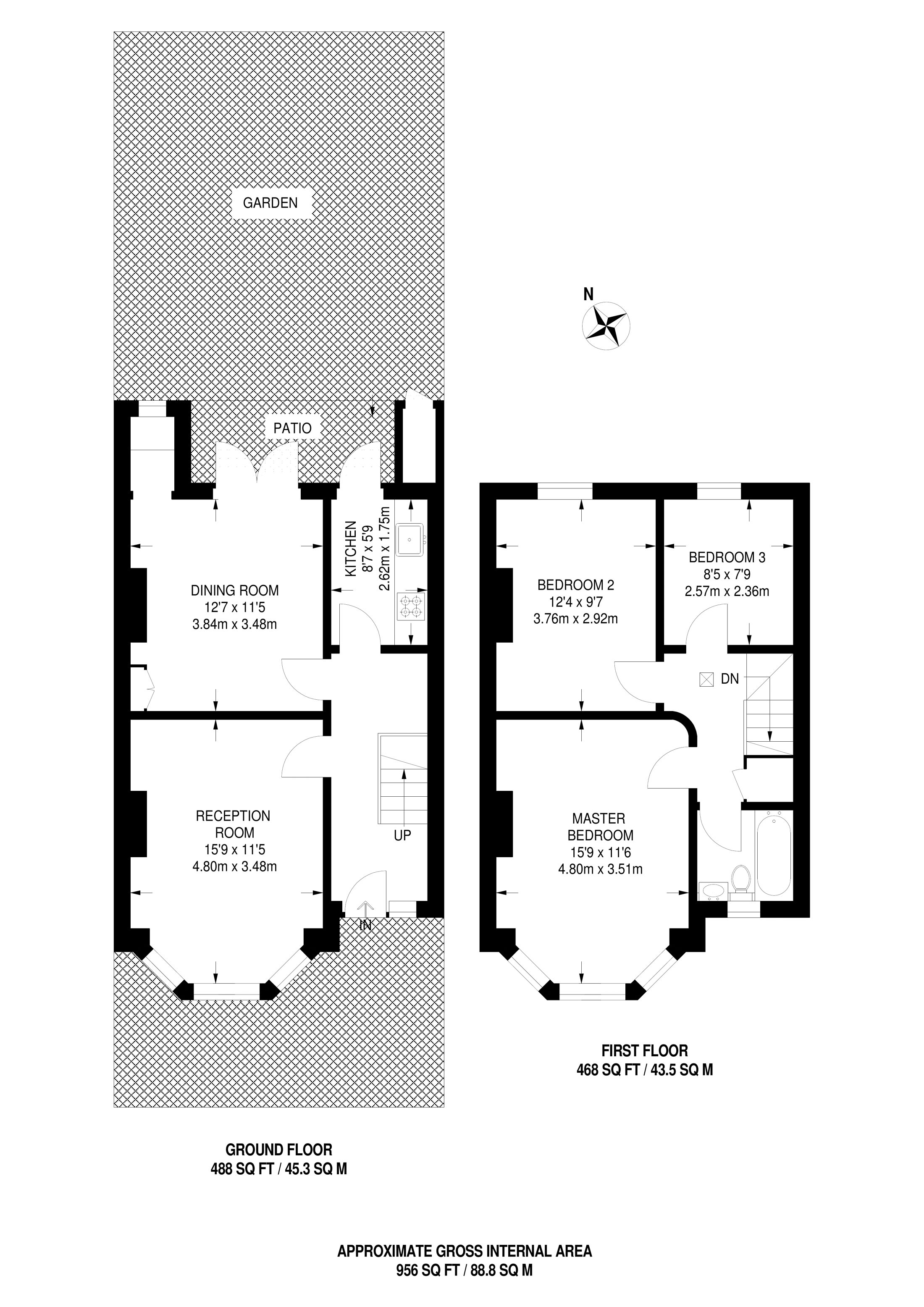 3 Bedrooms  to rent in South Hill Avenue HA2, South Harrow,