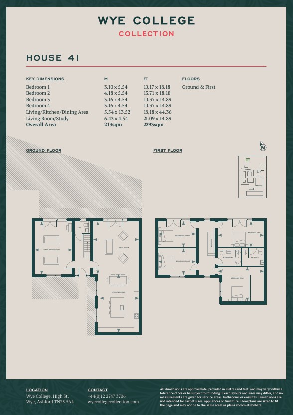 Plot 41, Wye College, 13, Olantigh Road, Ashford floorplan
