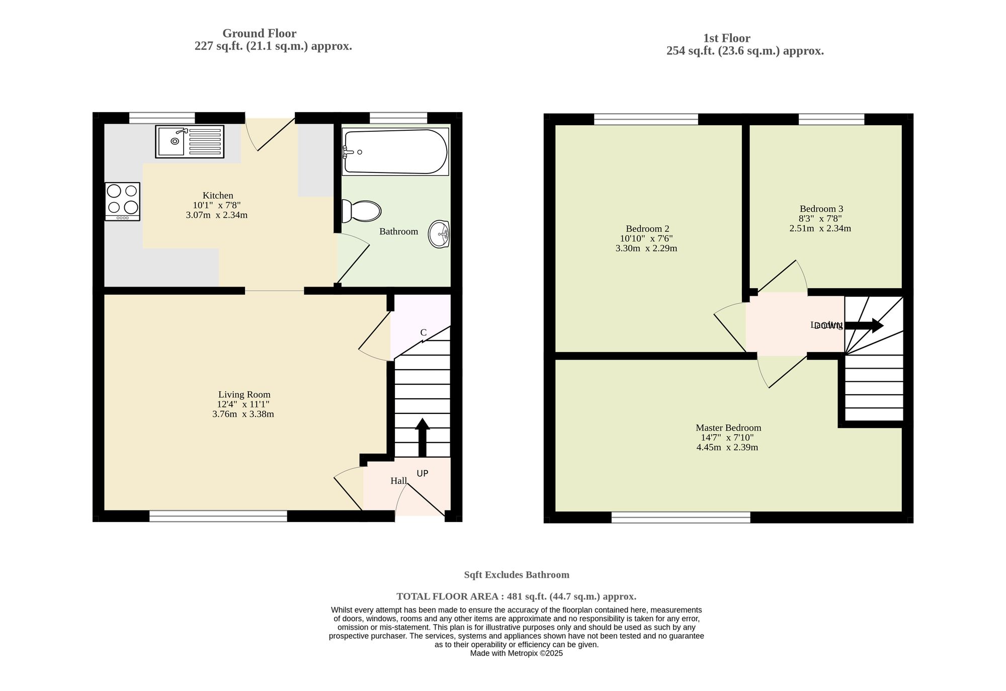 16 Provan Crescent, Great Yarmouth floorplan