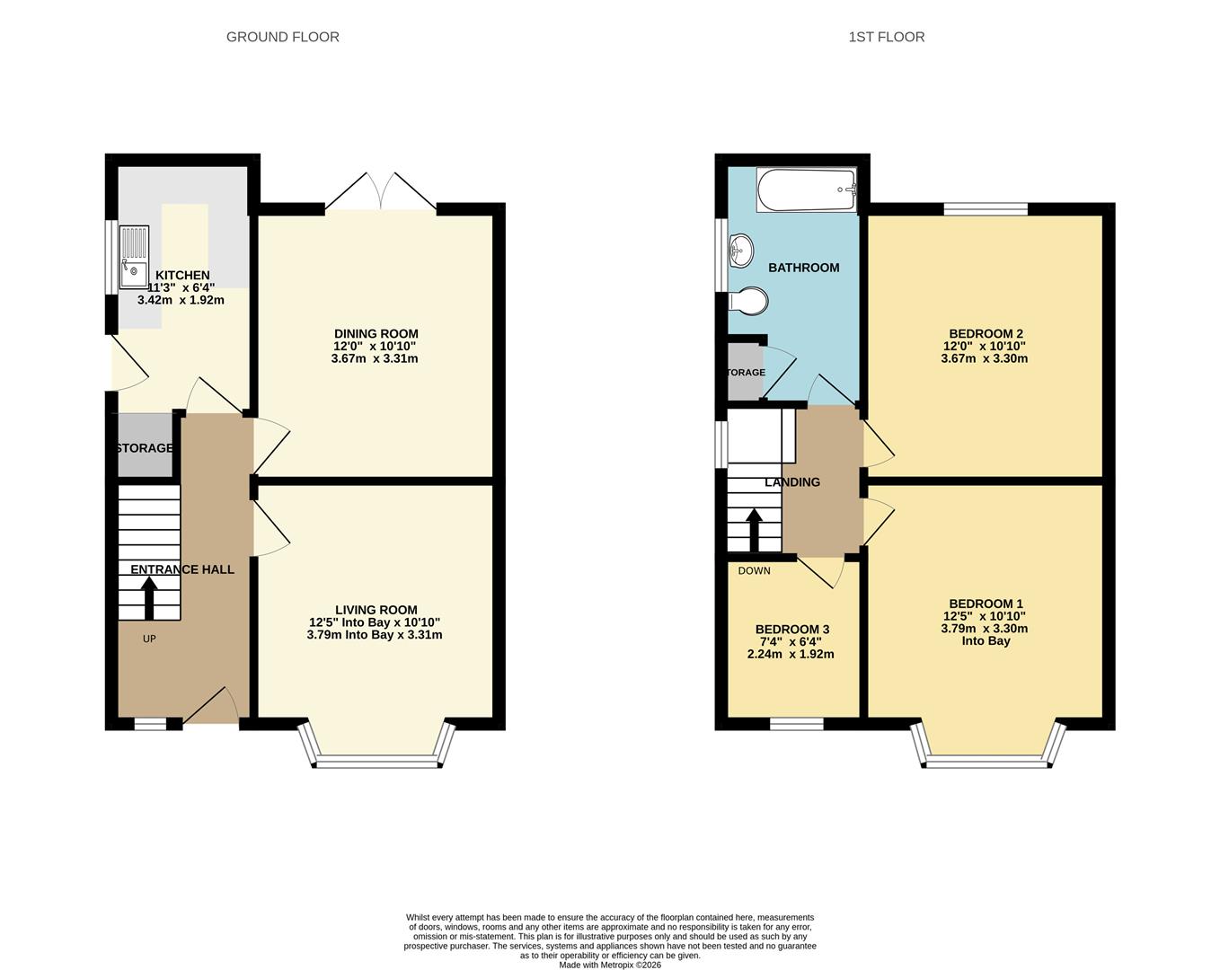 82, Claremont Road, Stockport floorplan