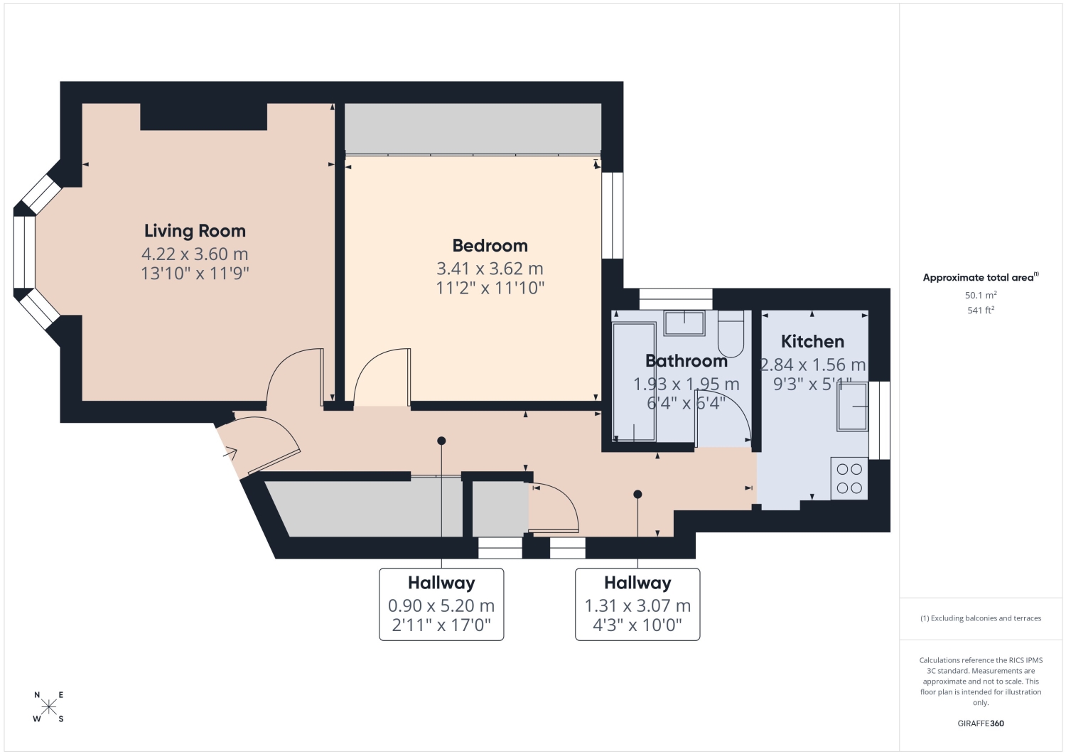 Flat 2, 83 Baslow Road, Sheffield floorplan