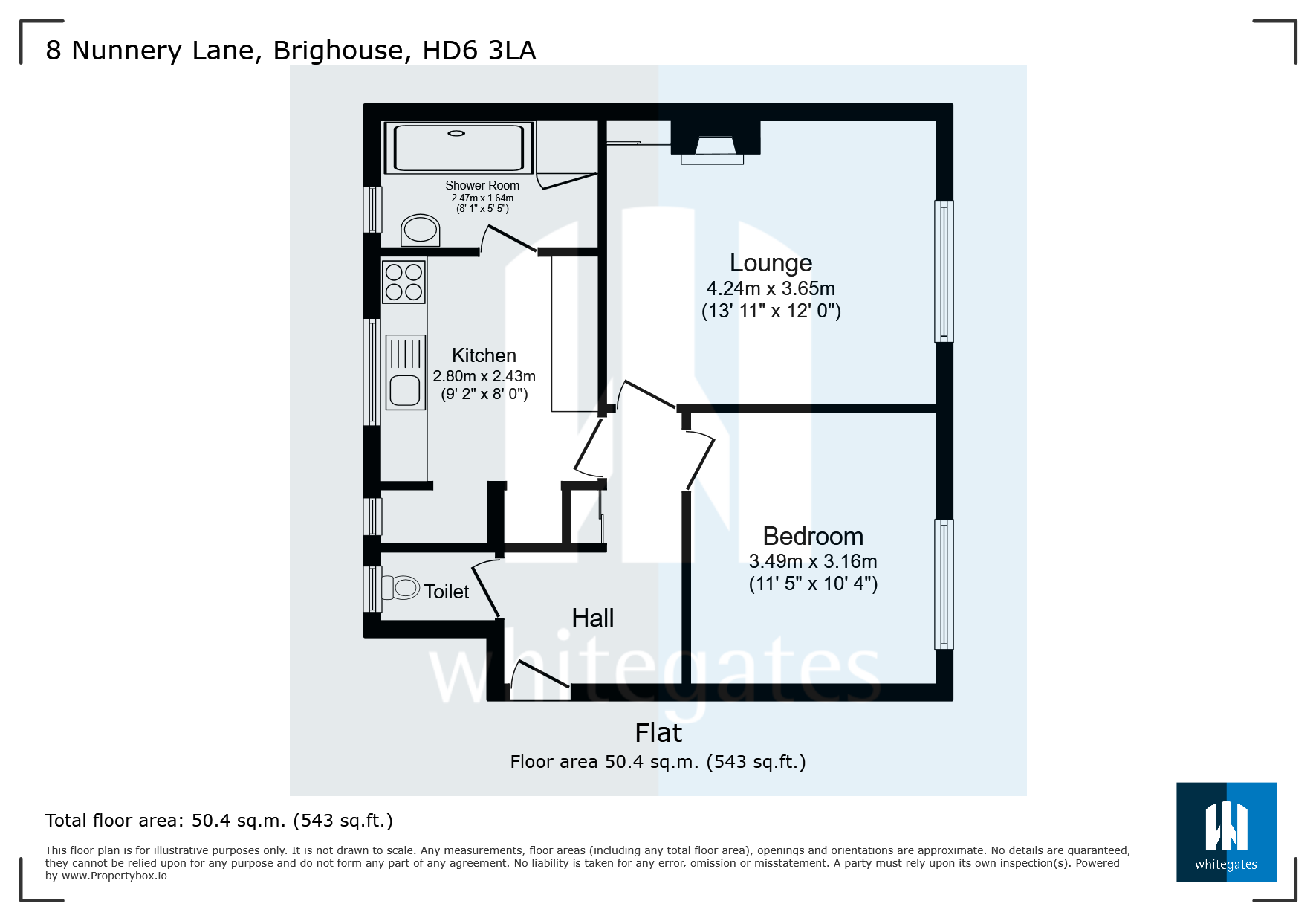 8, Nunnery Lane, Brighouse floorplan