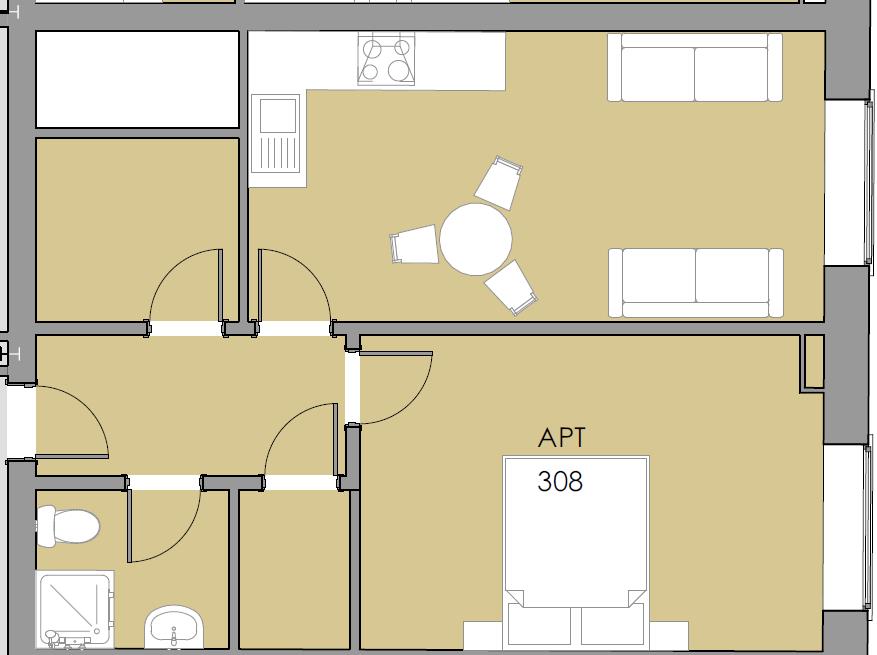 308 Quarry Court, High Street, Leeds floorplan