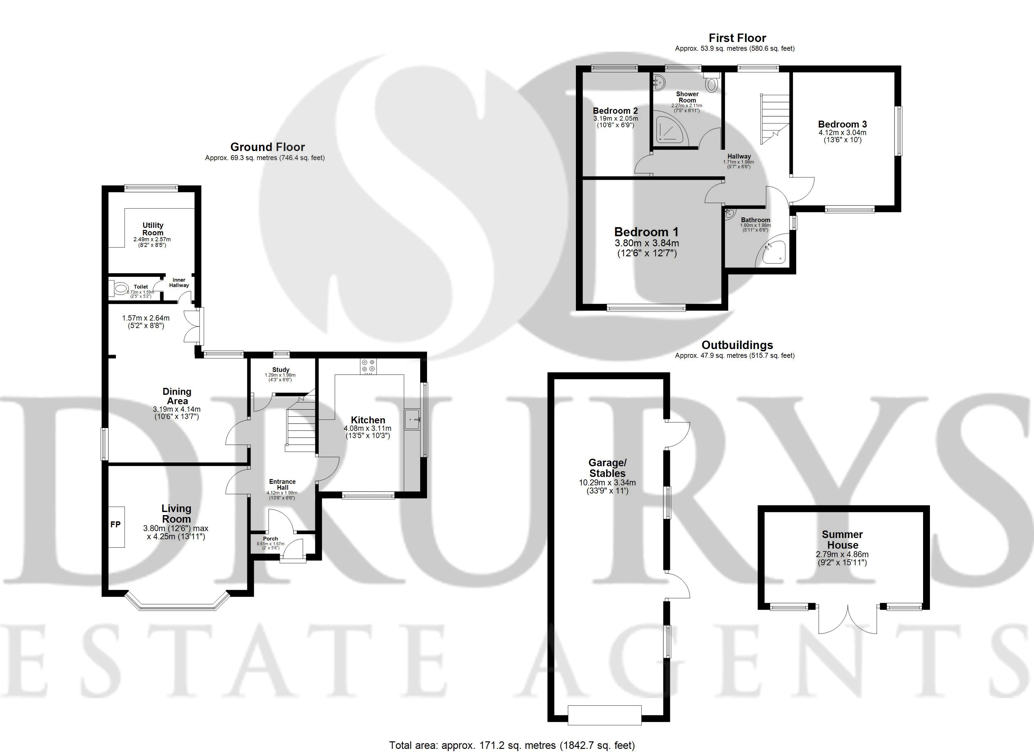 Longfields, Main Road, Boston floorplan