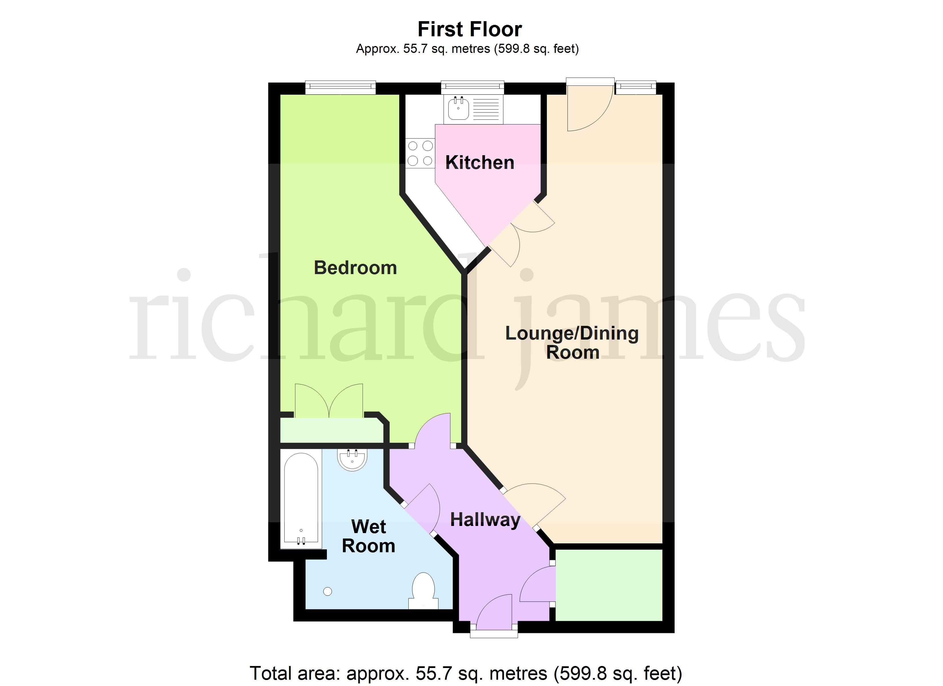 37, Townsend Court, Rushden floorplan