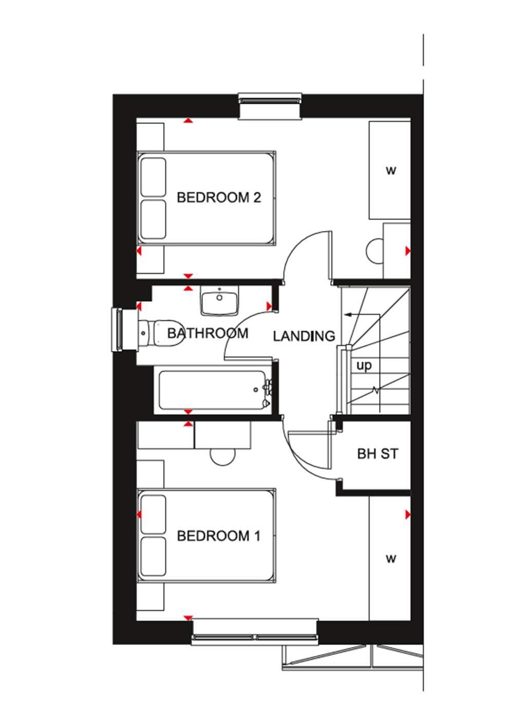 "Kenley" at Belton Road, Silsden, Keighley BD20, 2 bedroom semidetached house for sale