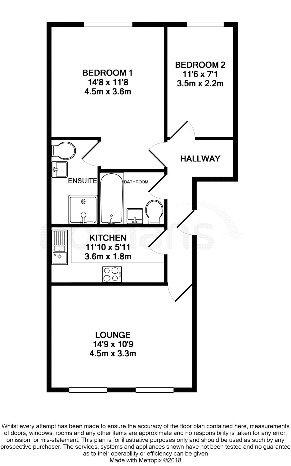 2 Bedrooms Flat for sale in Howards Court, Stanwell New Road, Staines-Upon-Thames TW18