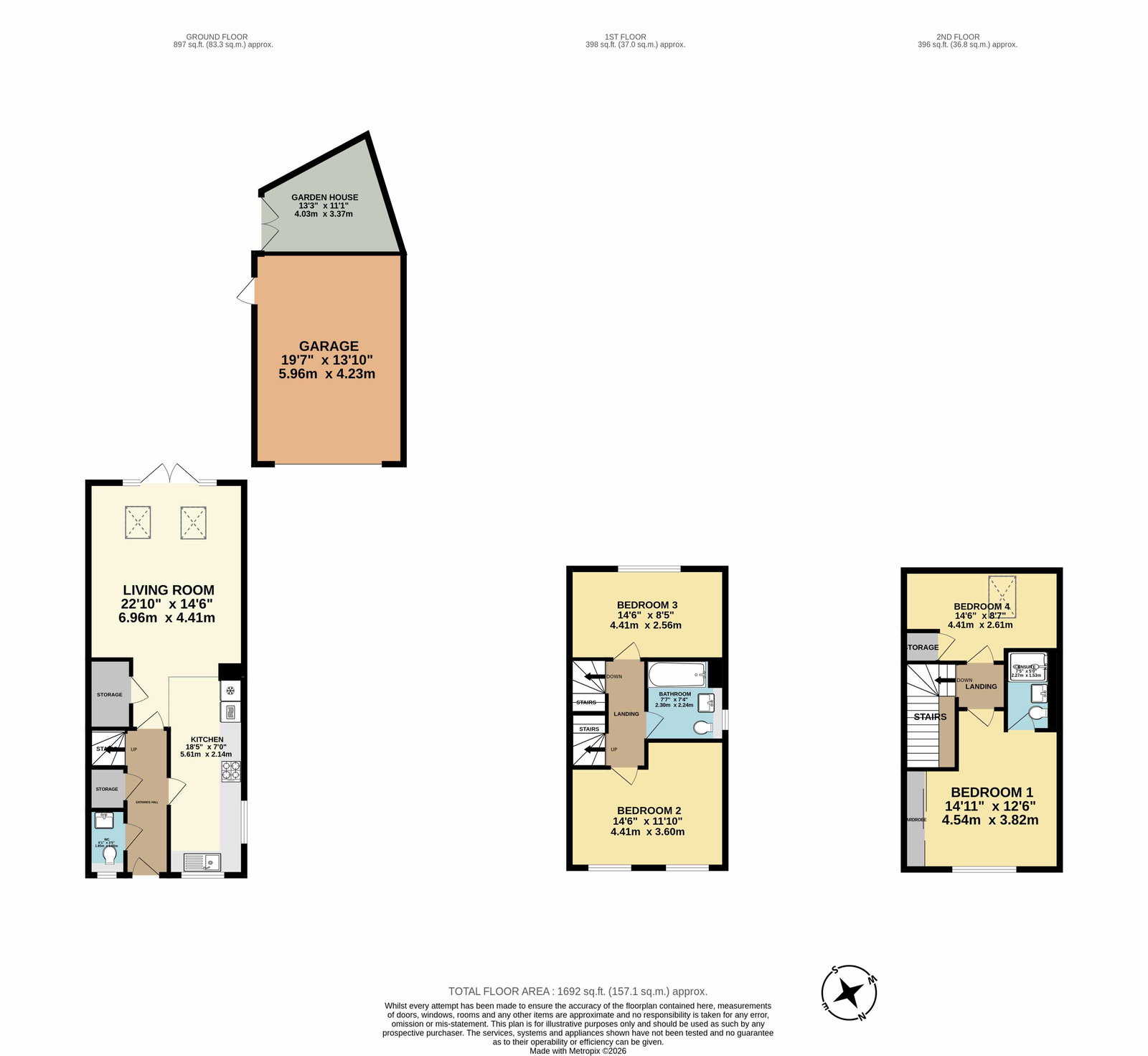 55, Amisse Drive, Snodland floorplan