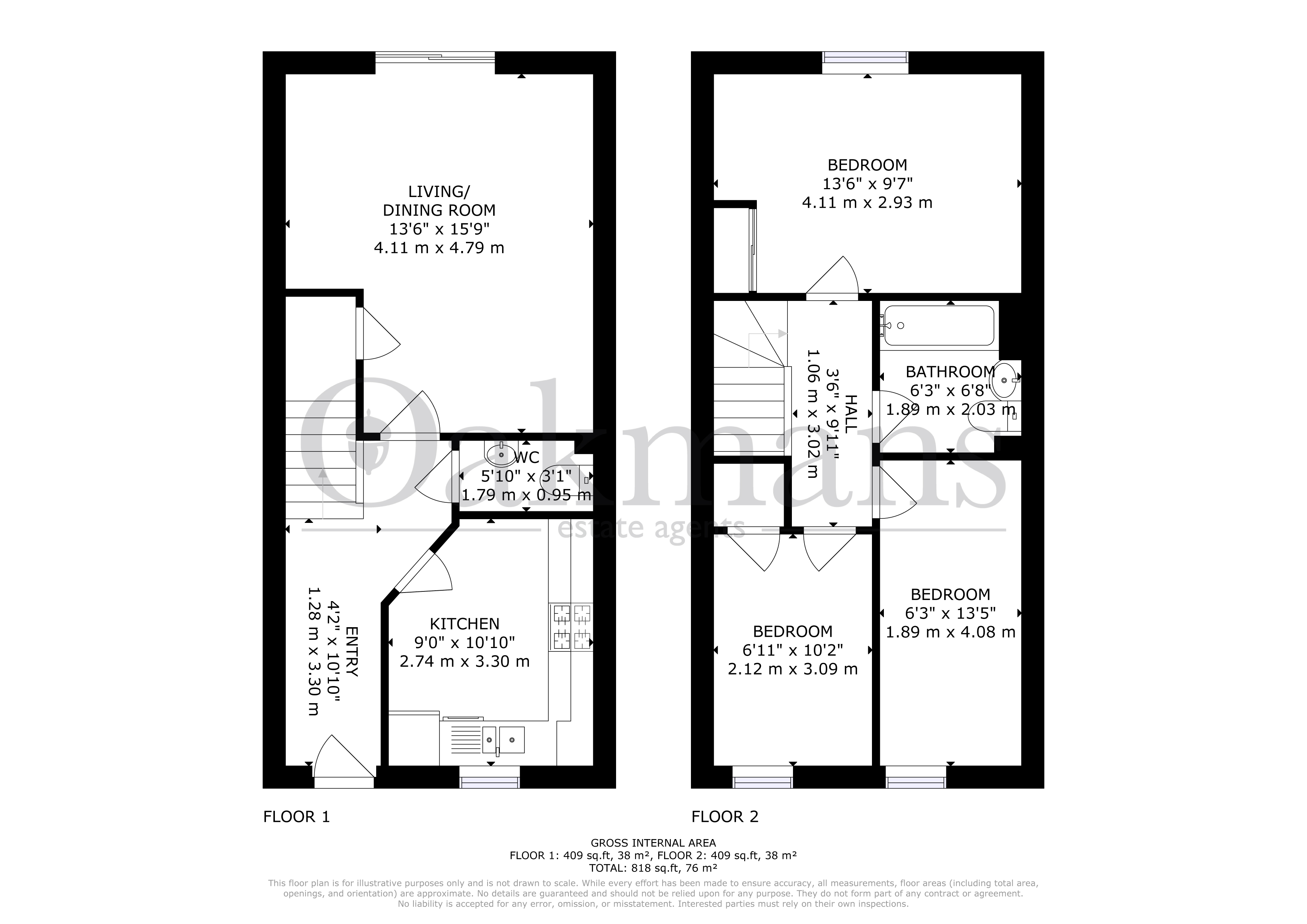 95, LEY HILL FARM ROAD, BIRMINGHAM floorplan