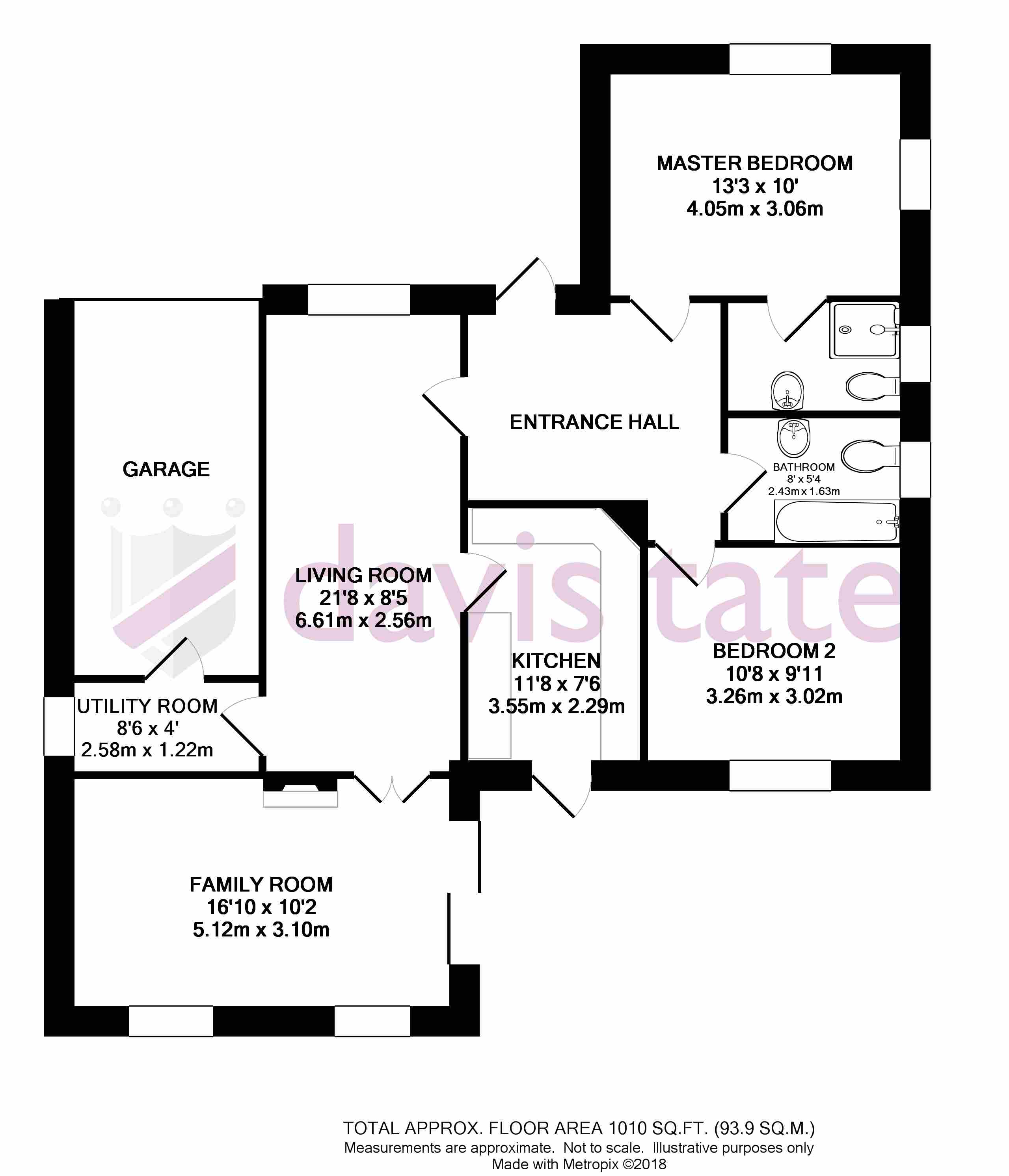 2 Bedrooms Detached bungalow for sale in Fieldside, Long Wittenham, Abingdon OX14