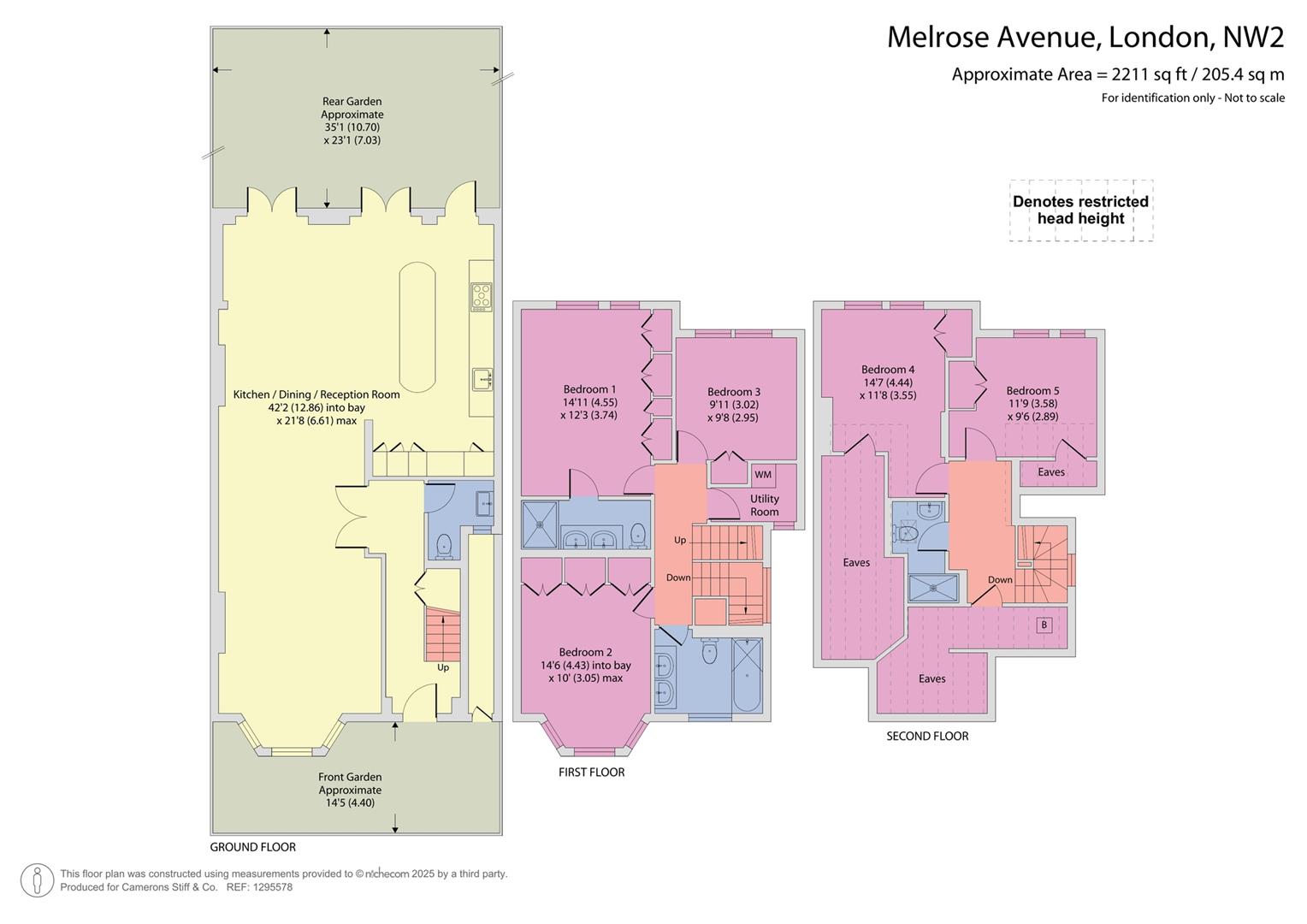 202, Melrose Avenue, London floorplan