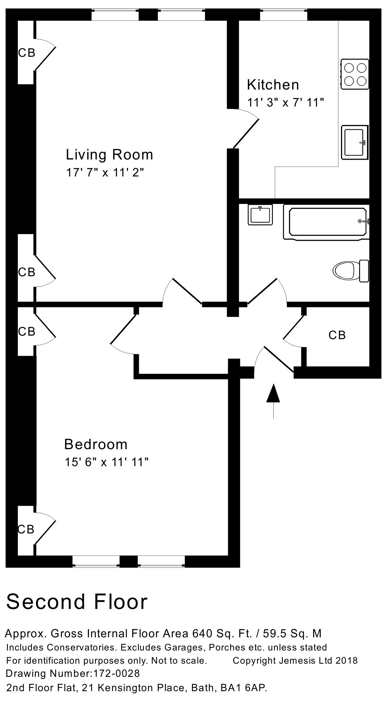 1 Bedrooms Flat to rent in Kensington Place, Bath BA1