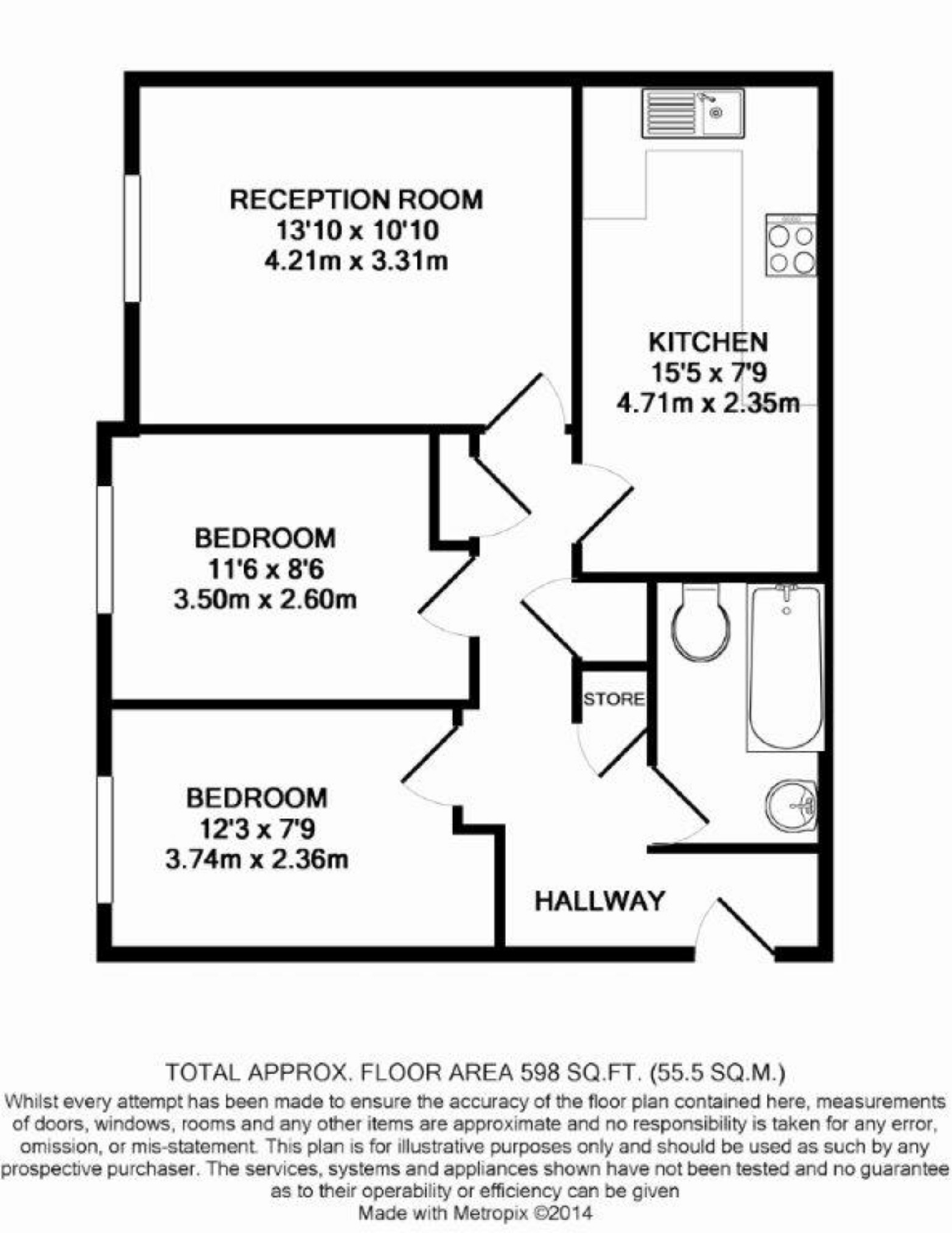 2 Bedrooms Flat to rent in Millstream Lodge, Rickmansworth WD3