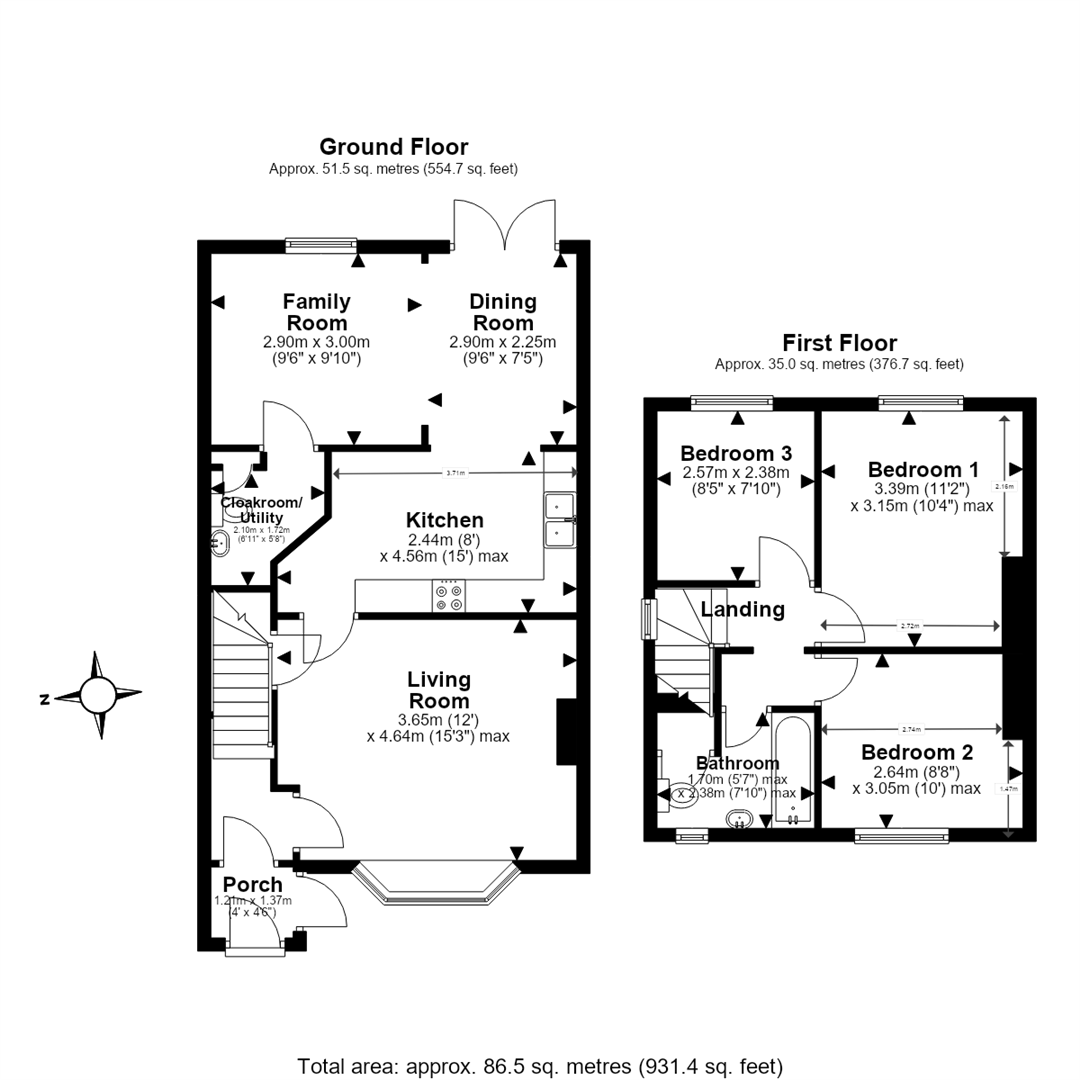 Fairfield Road, Ongar floorplan