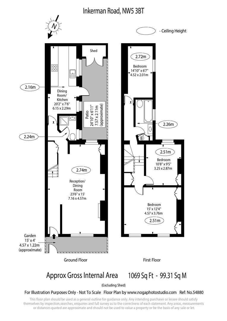 17, Inkerman Road, London floorplan