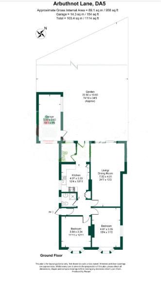 23, Arbuthnot Lane, Bexley floorplan
