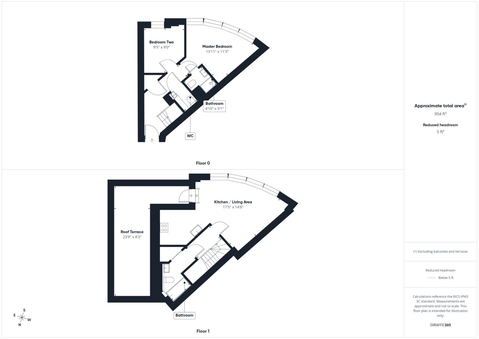Flat 56,, Q2, Reading floorplan