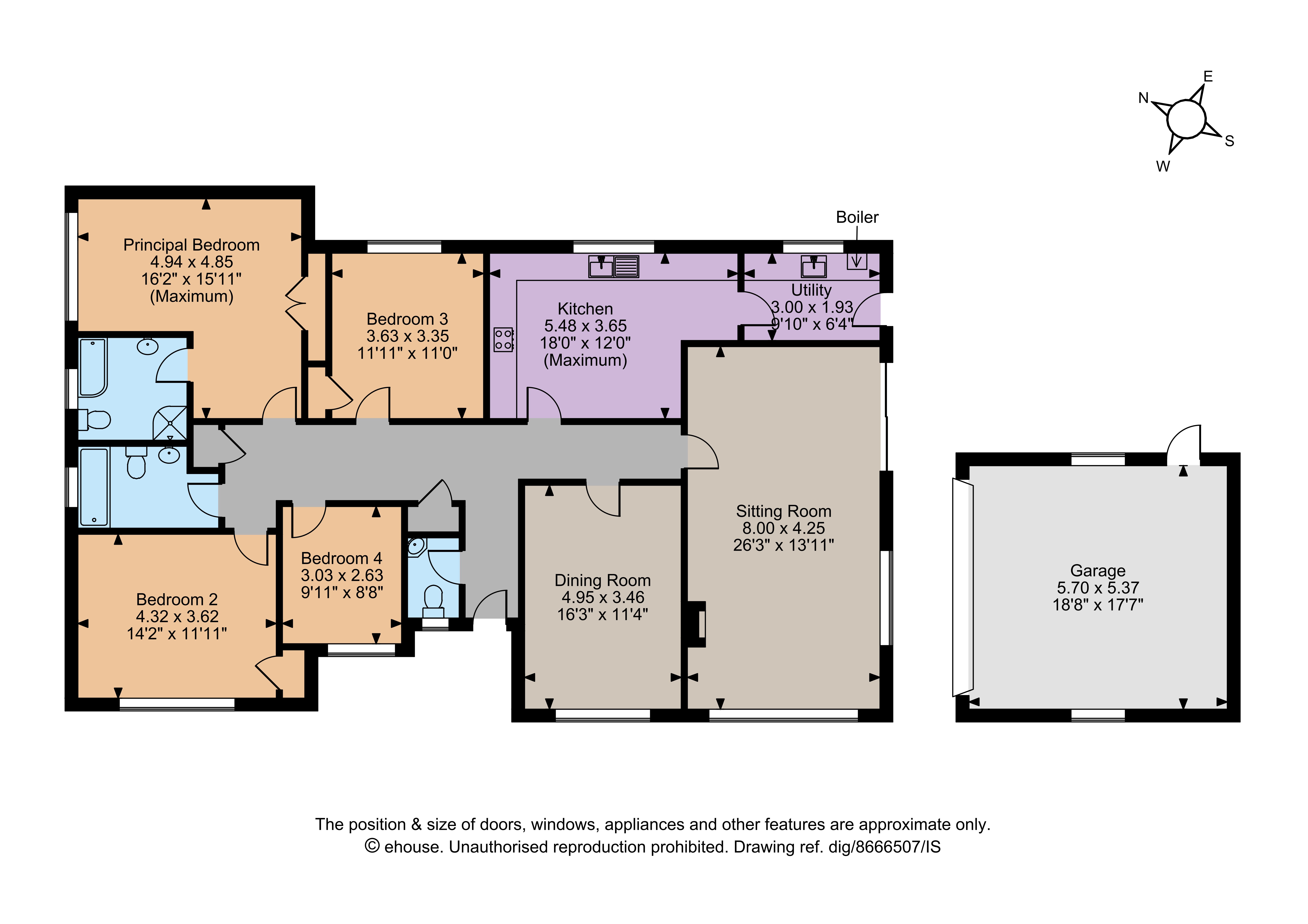 Clairwood, 93, Fulmer Drive, Buckinghamshire floorplan