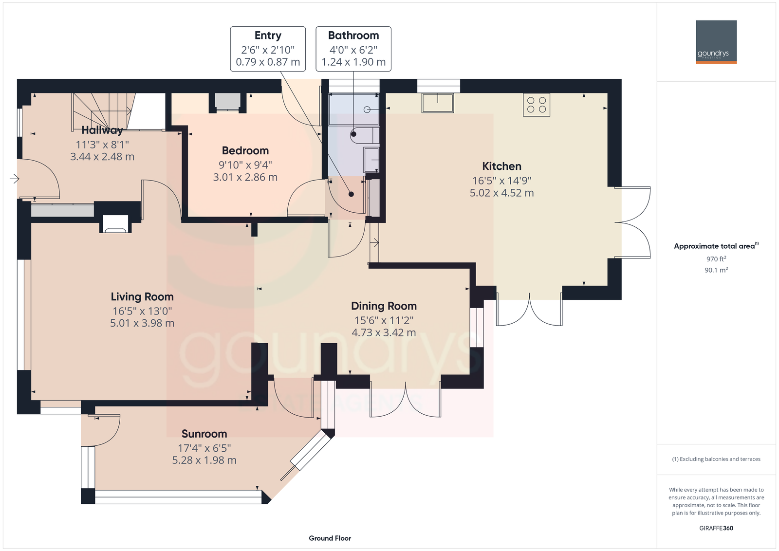 Odelay, Quay Road, St. Agnes floorplan