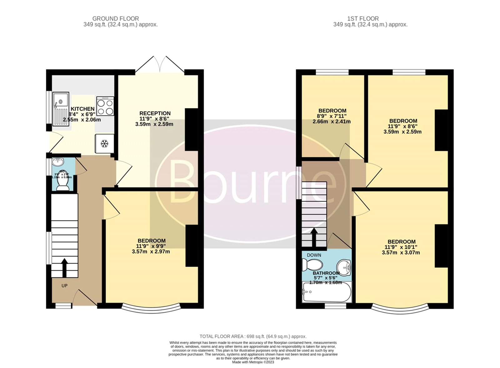 59, Woodbridge Hill, Guildford floorplan