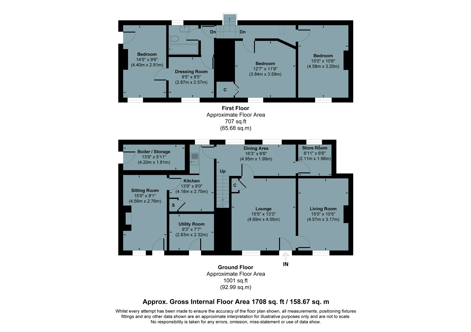 Tan Y Garth,, Rhosygwalia, Gwynedd floorplan