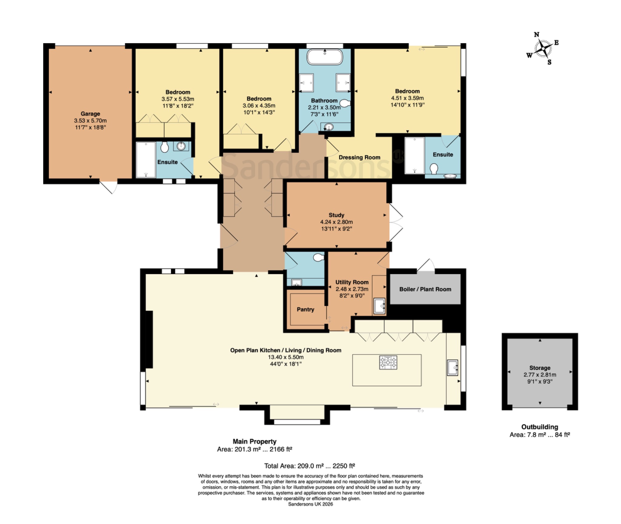 1 Palace View, Pilgrims Way, Ashford floorplan