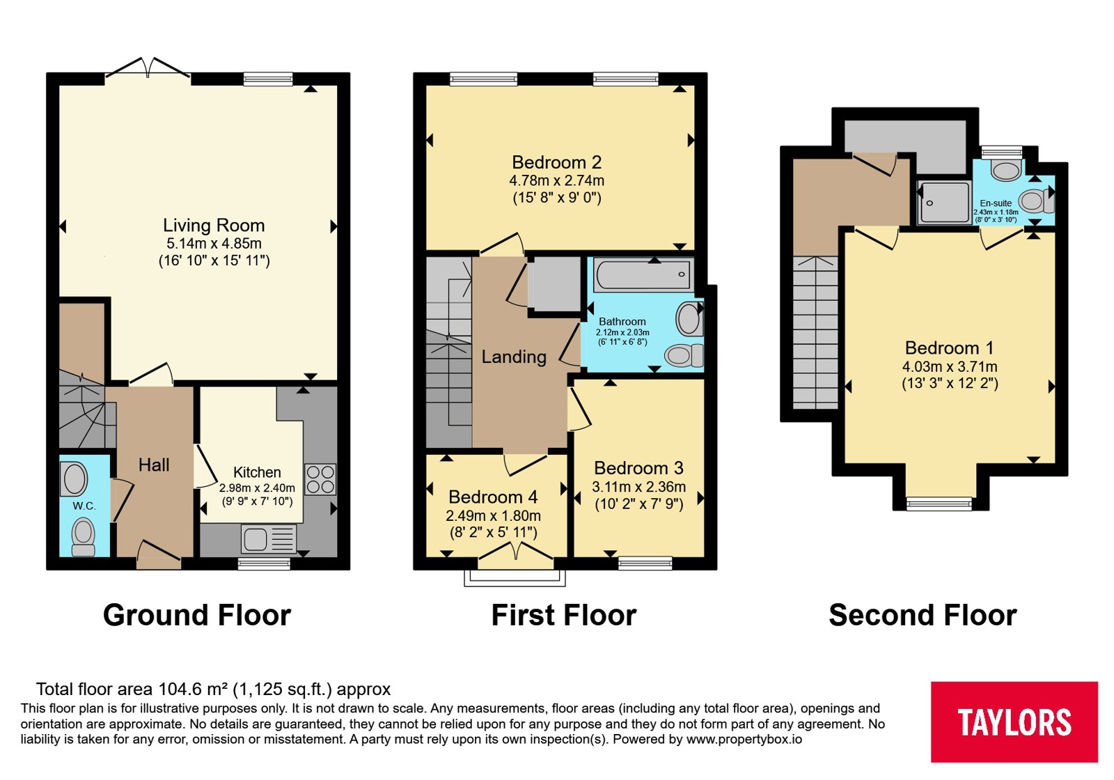 110, Knot Tiers Drive, Northampton floorplan