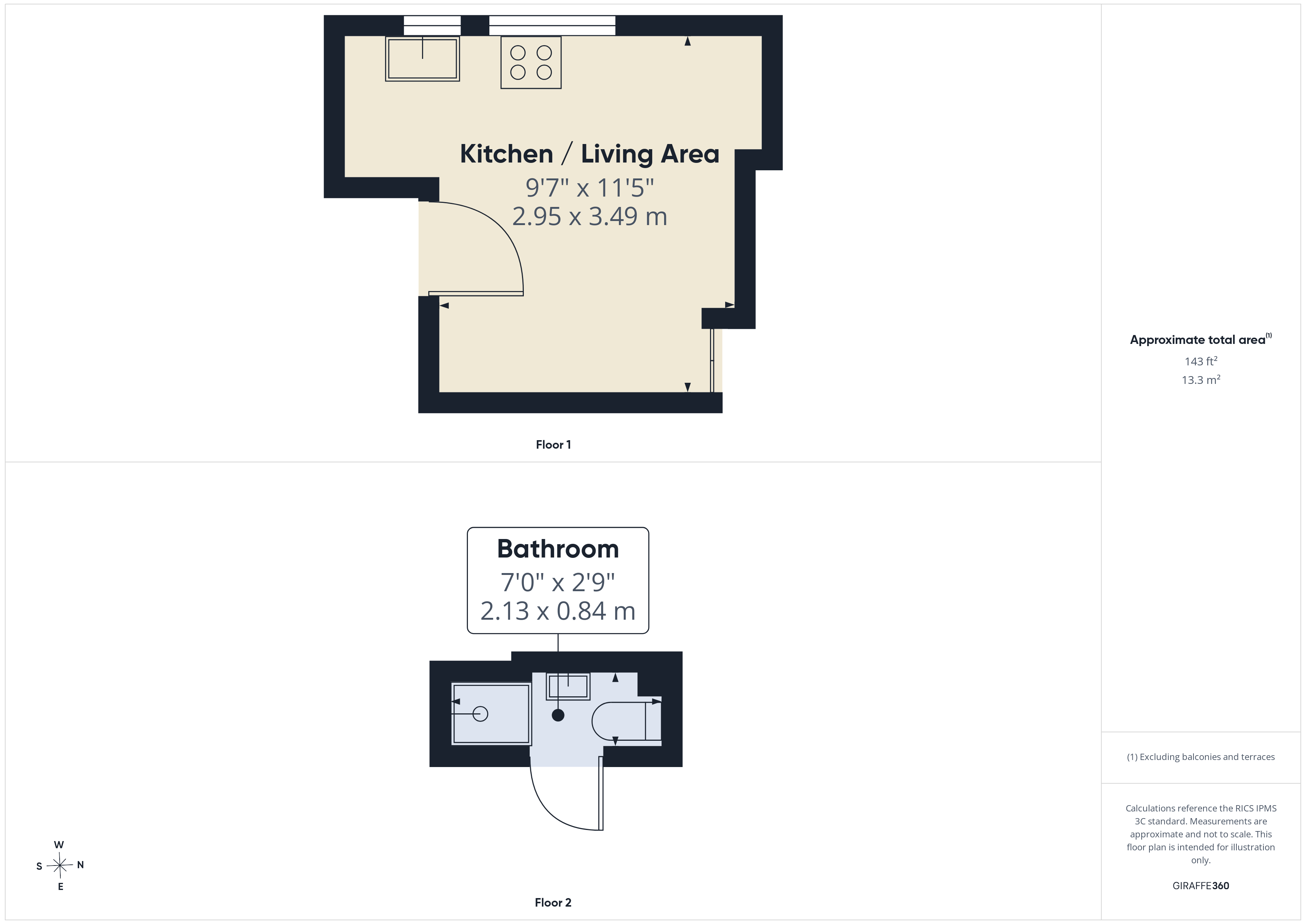 Westbourne Villas, Hove floorplan