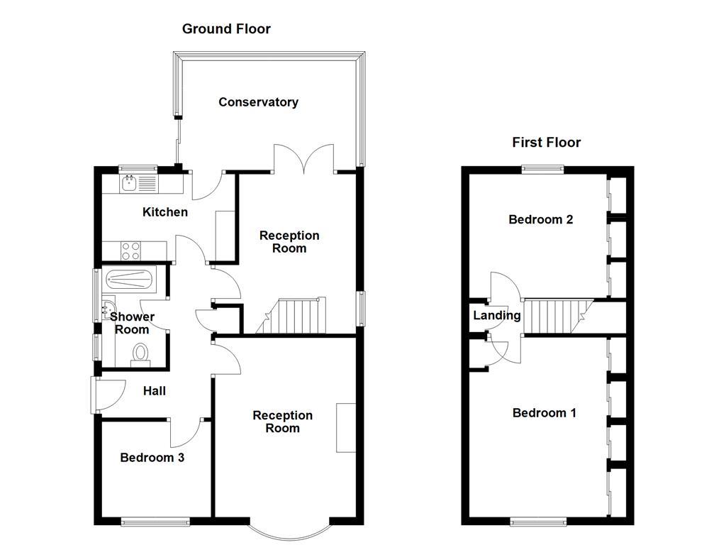 14, Walton Close, Bacup floorplan
