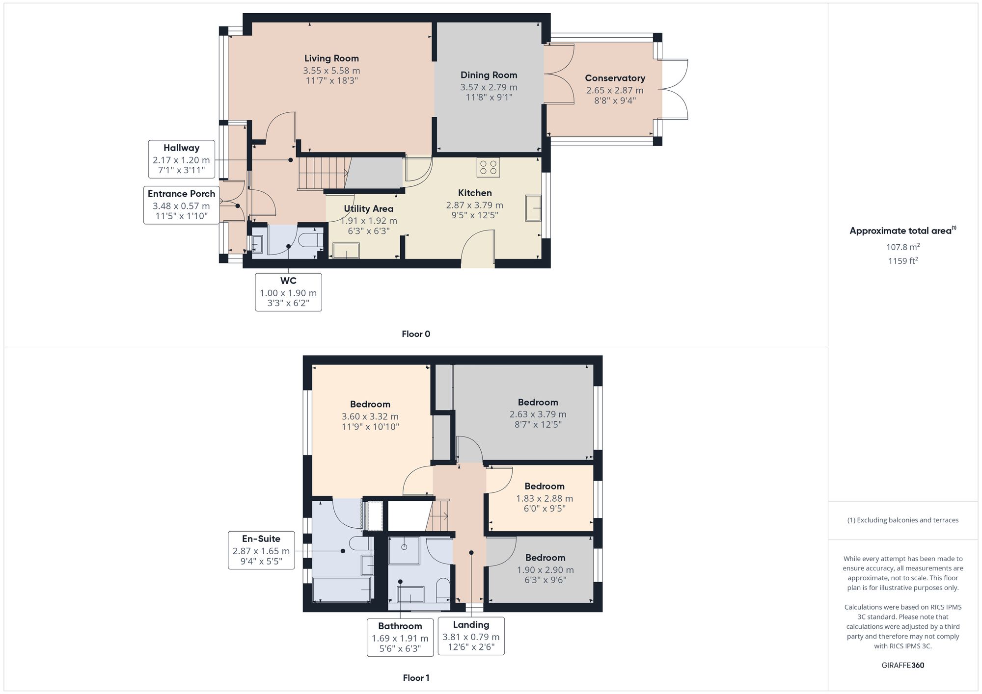 Pen-y-Mynydd, Tredegar floorplan