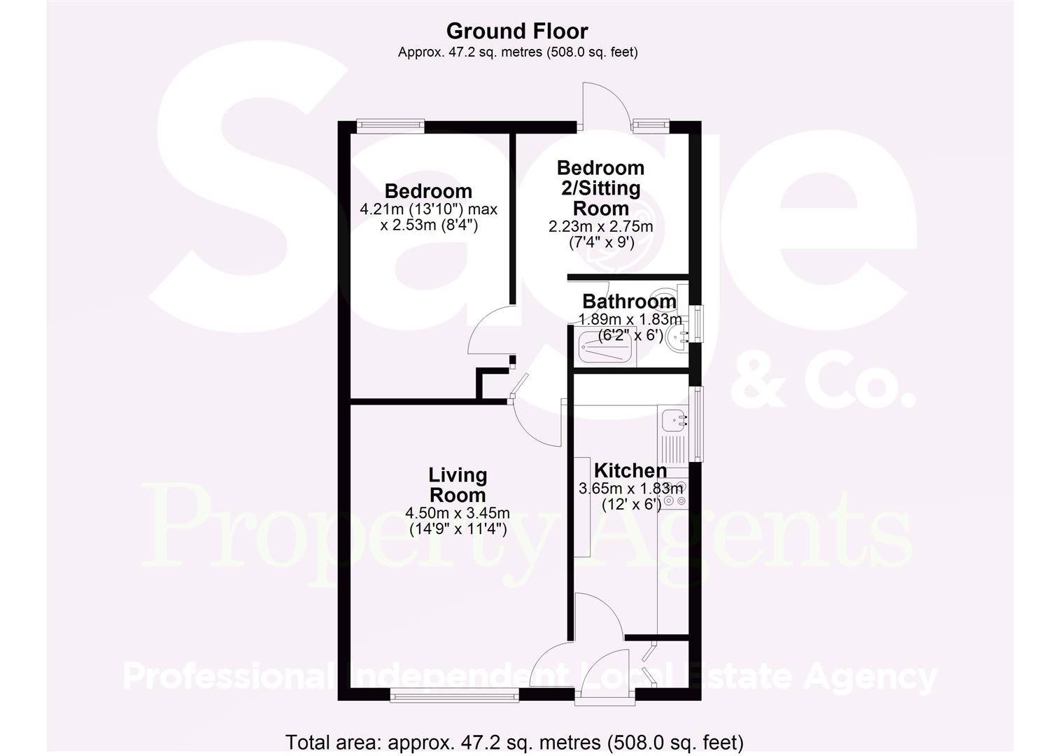 176, Chester Close, Pontypool floorplan