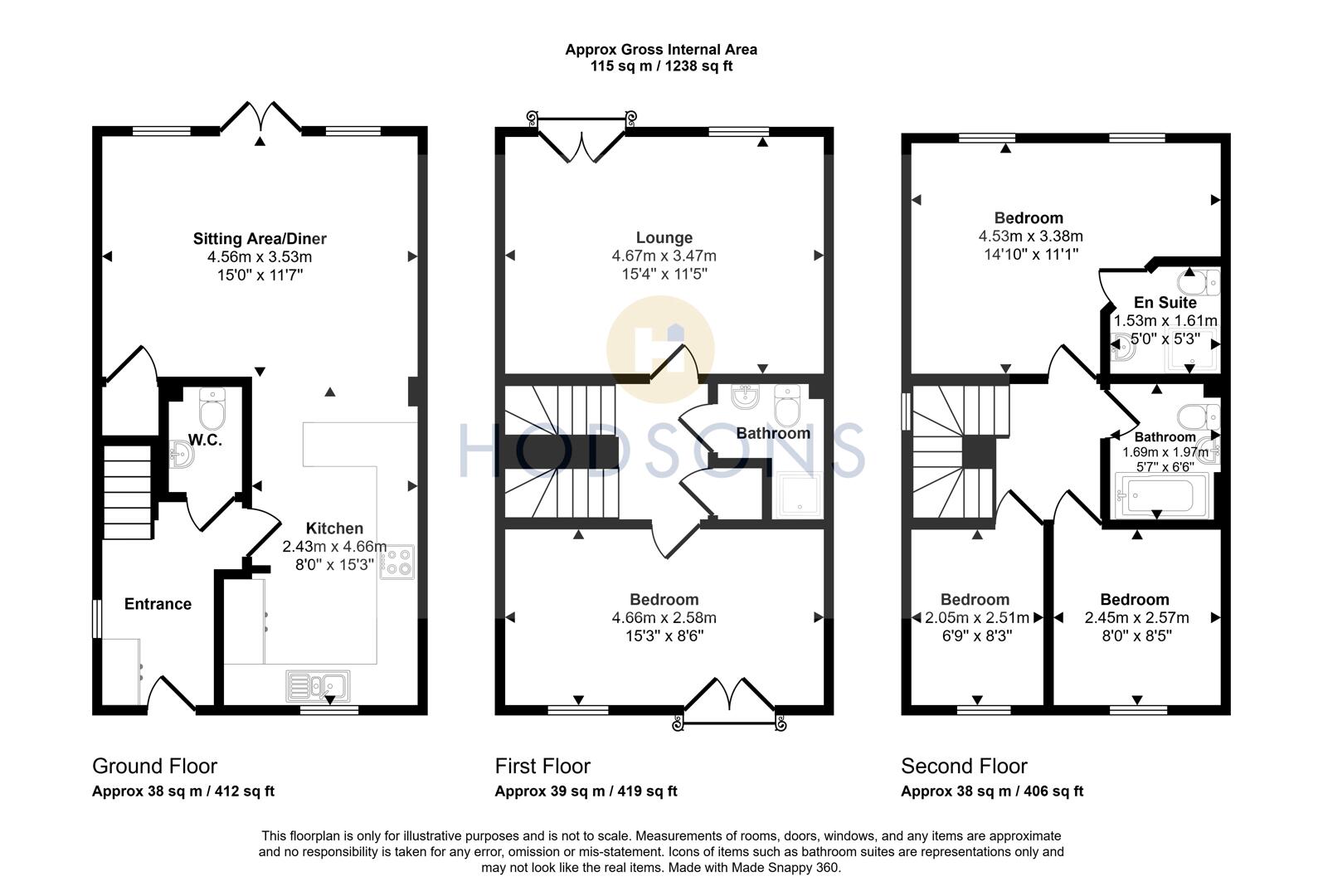36, Scampston Drive, Wakefield floorplan