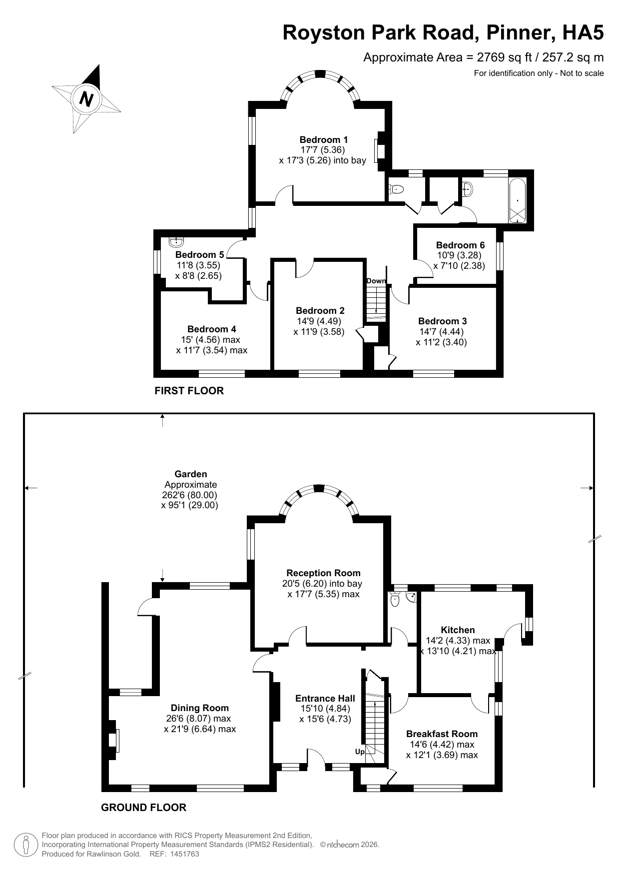 9, Royston Park Road, Pinner floorplan