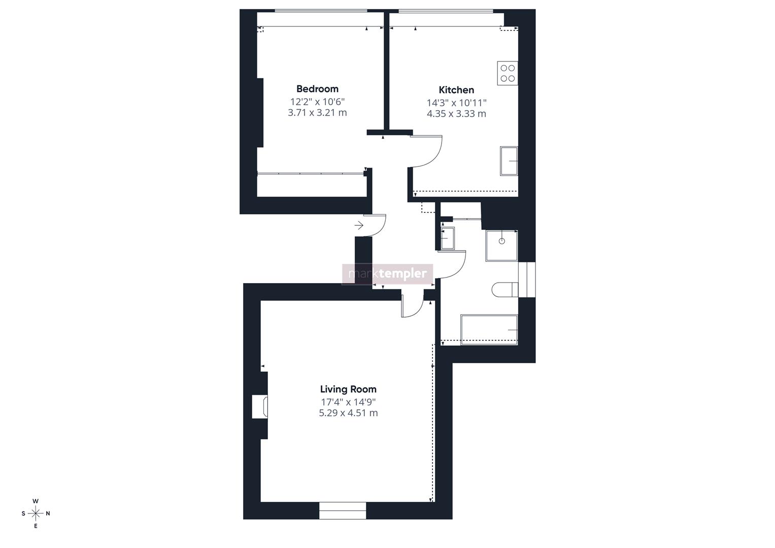 Flat 4, 20, Victoria Road, Clevedon floorplan