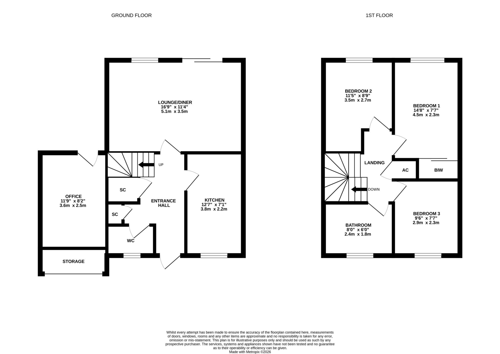 7, Aldrich Drive, Milton Keynes floorplan