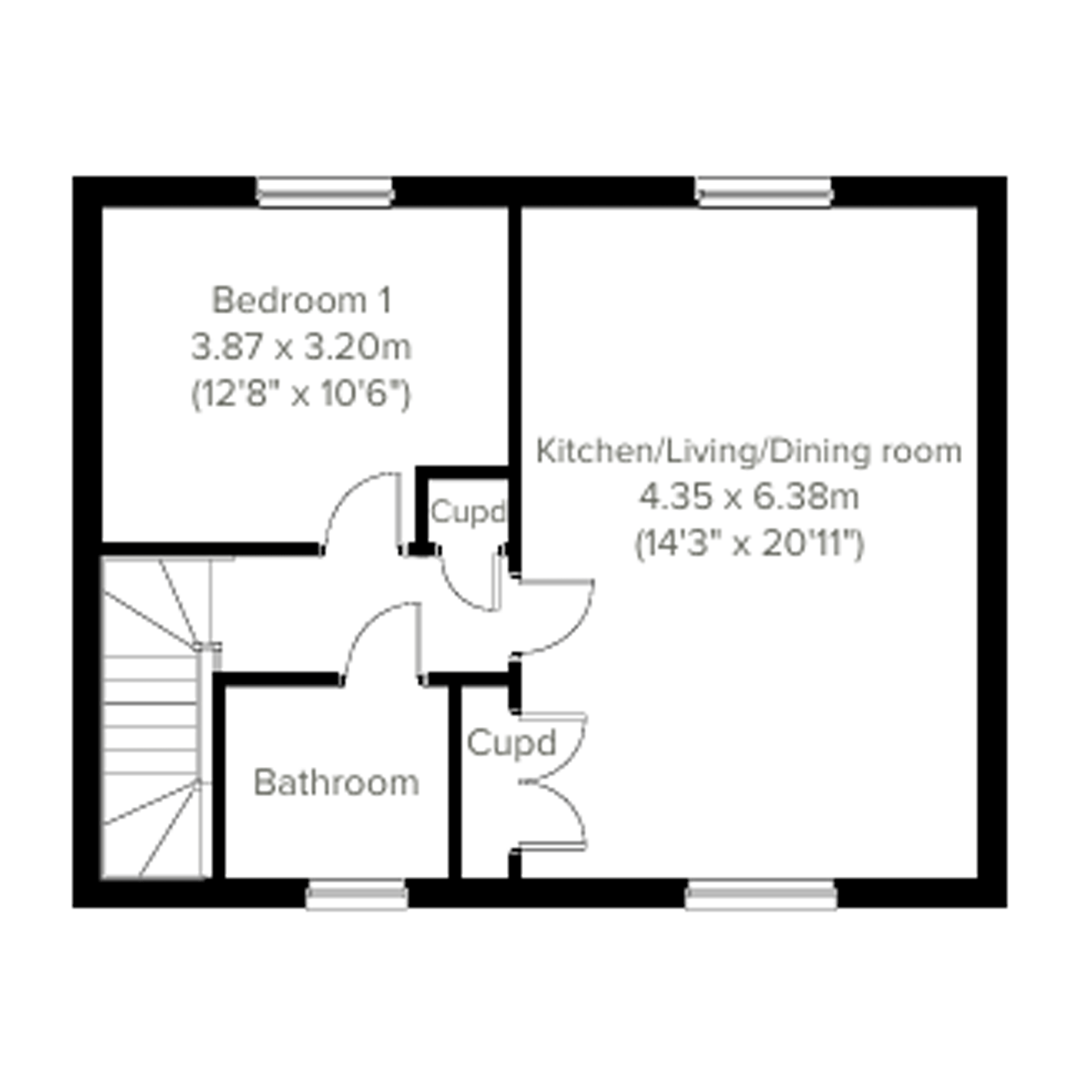 353, Bluebell Way, Whiteley floorplan